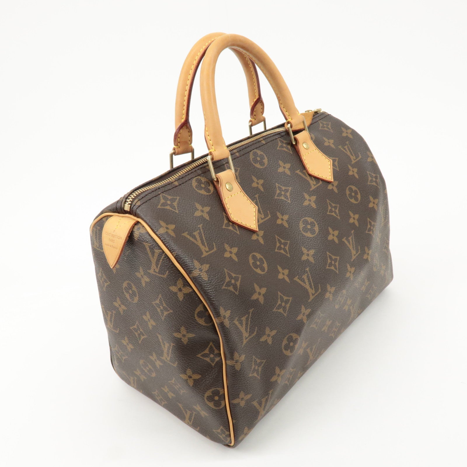 Louis Vuitton Monogram Speedy 30 Hand Bag Boston Bag M41526 Used