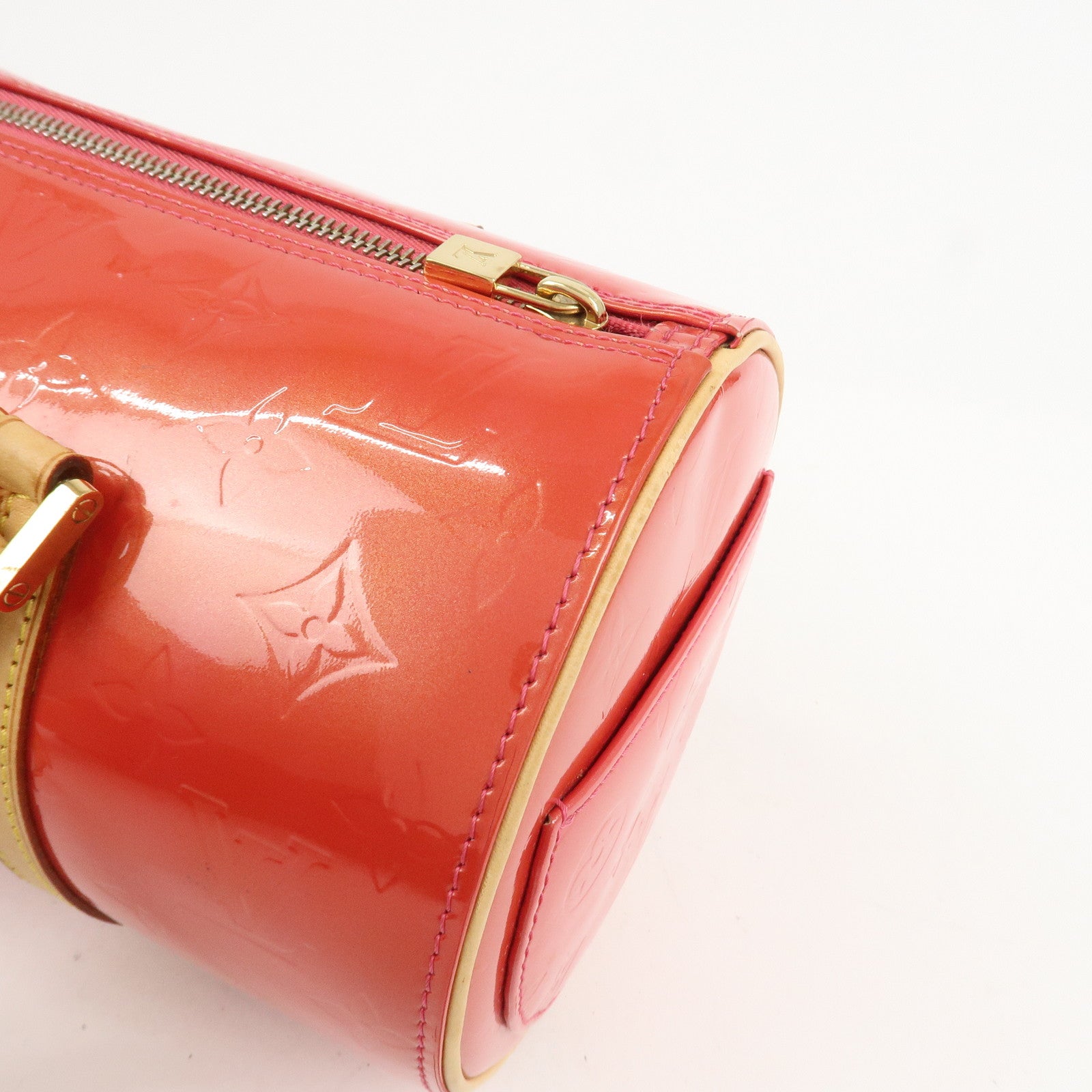 Louis Vuitton Monogram Vernis Leather Bedford Shoulder Hand Bag Framboise M9133F