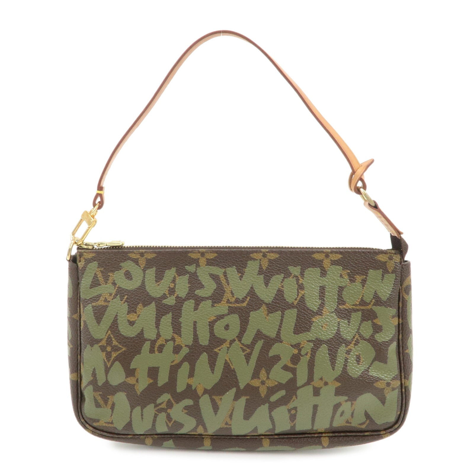 Louis Vuitton Monogram Graffiti Pochette Accessoires HandBag M92191