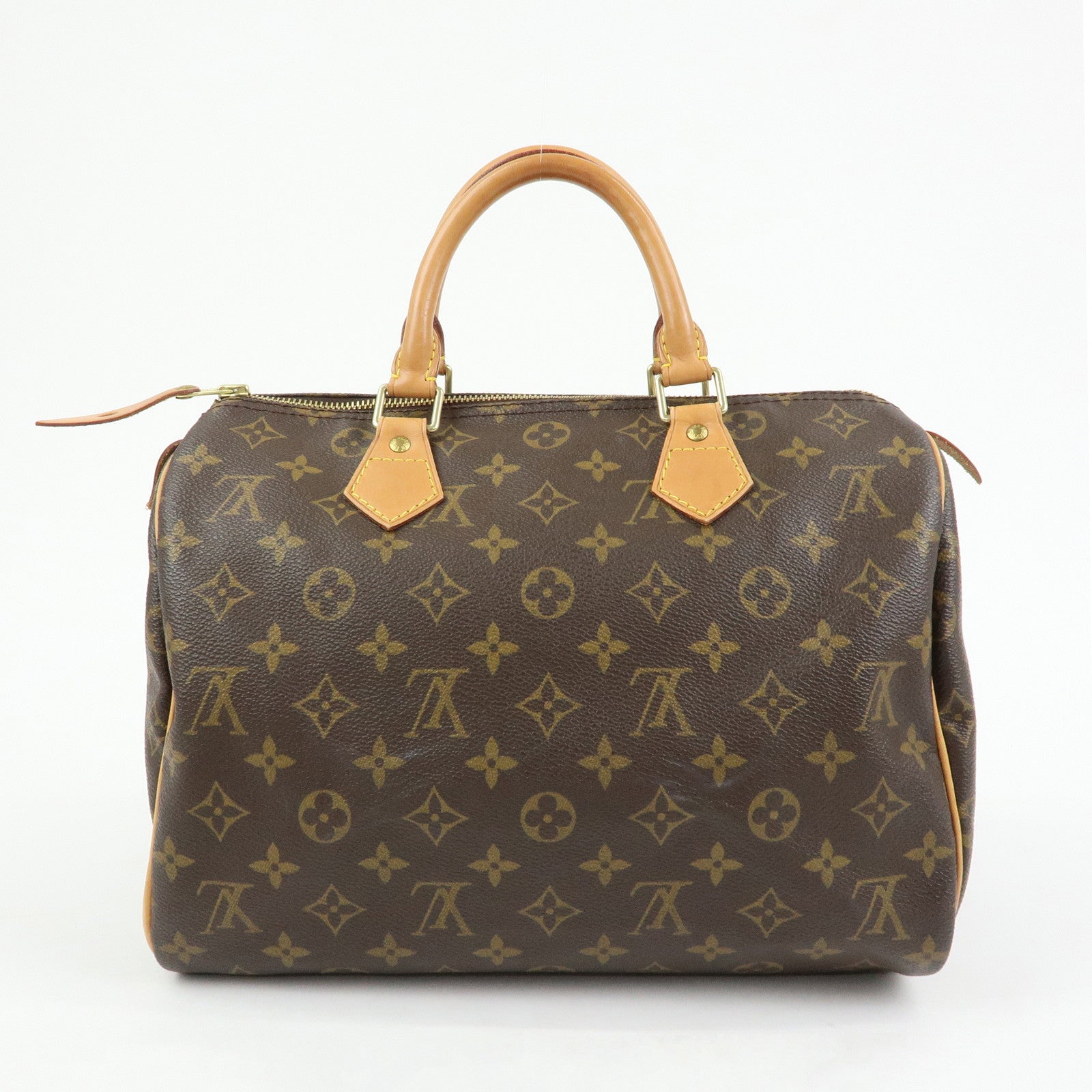 Louis Vuitton Monogram Speedy 30 Boston Bag Hand Bag Brown M41526