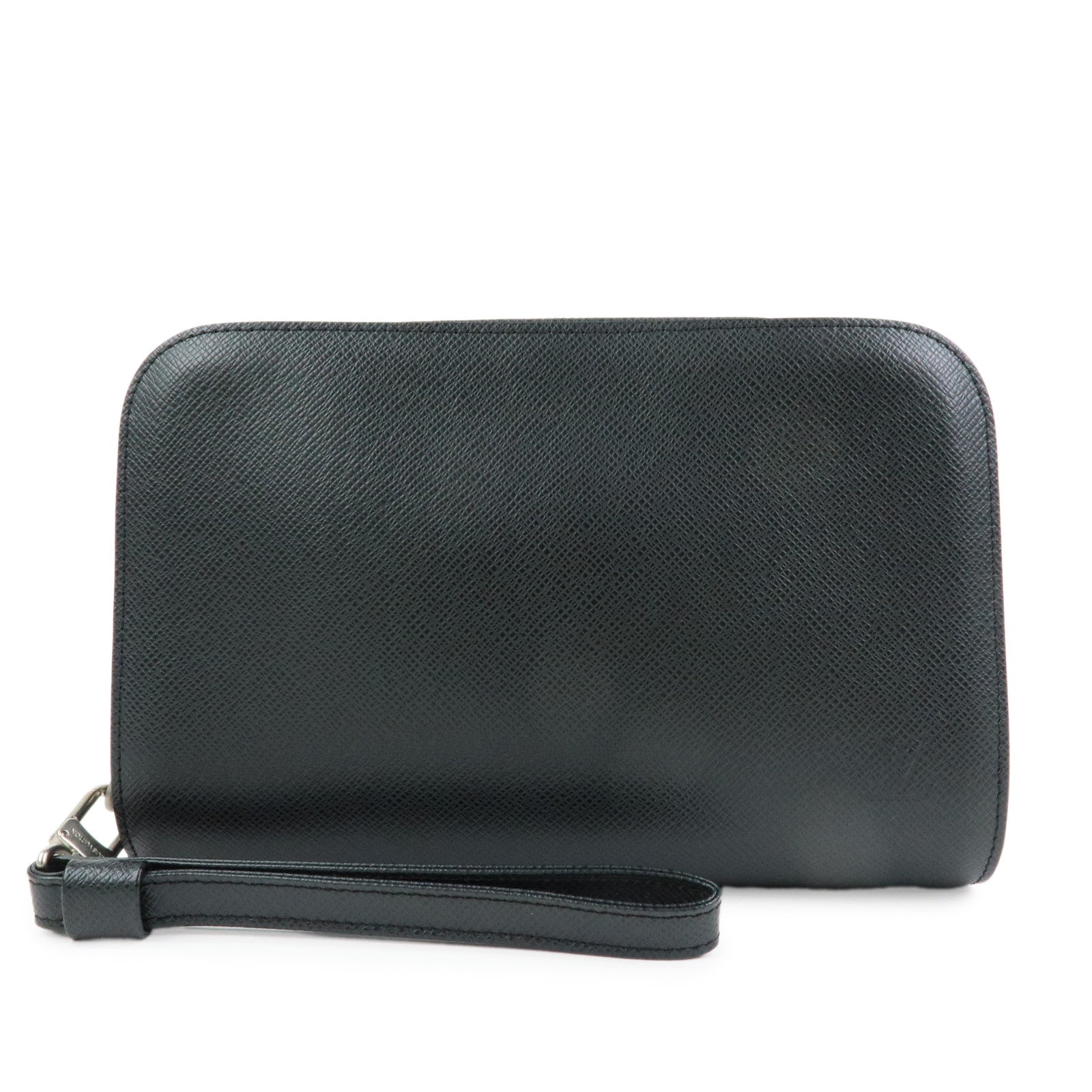 Louis Vuitton Taiga Baikal Leather Clutch Bag Pouch Ardoise M30182