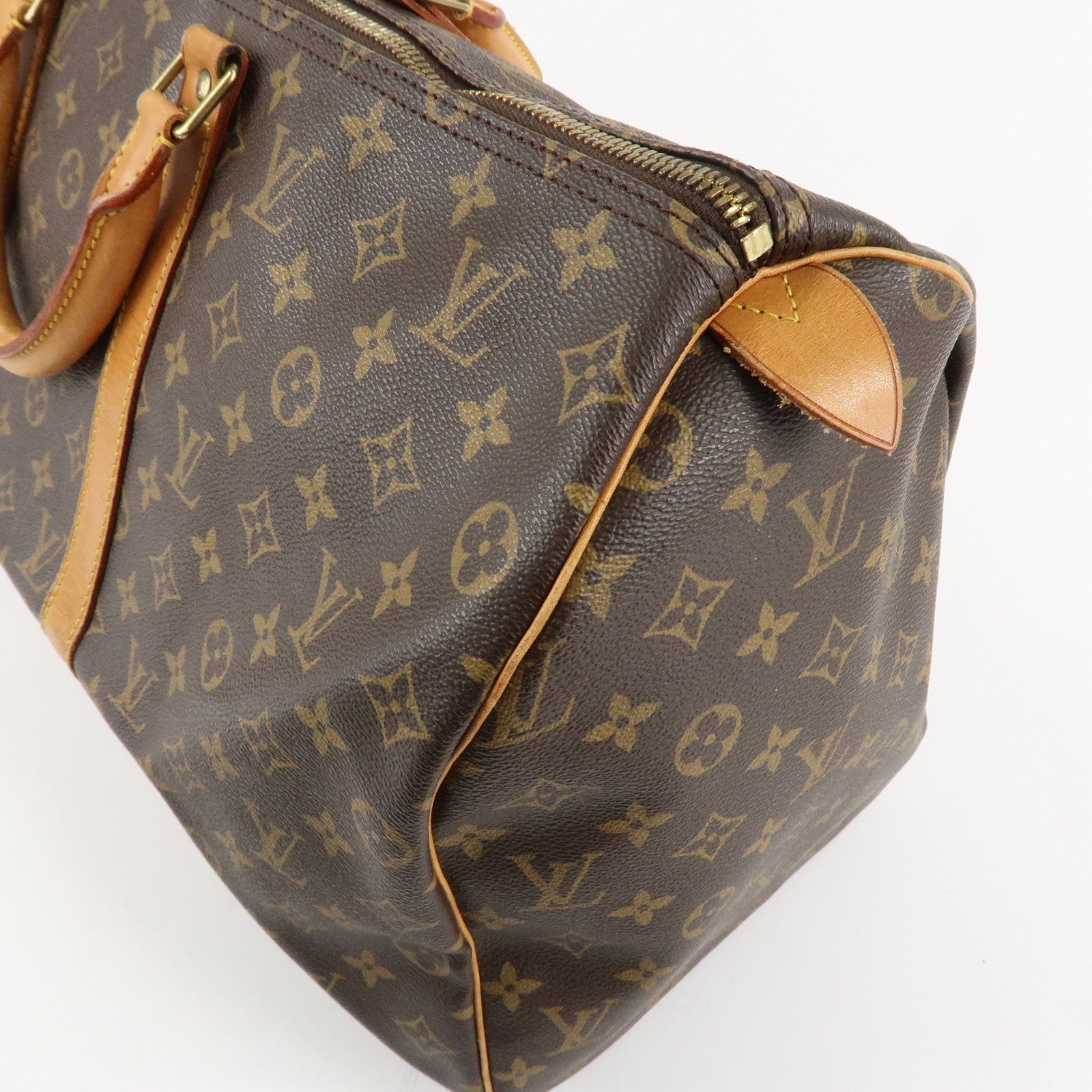 Louis Vuitton Monogram Keep All 50 Bag Boston Bag Brown M41426 Used