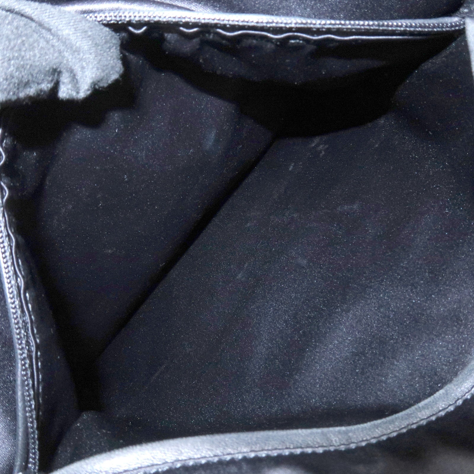 SAINT LAURENT PARIS Canvas Leather Tote Bag Shoulder Bag Navy