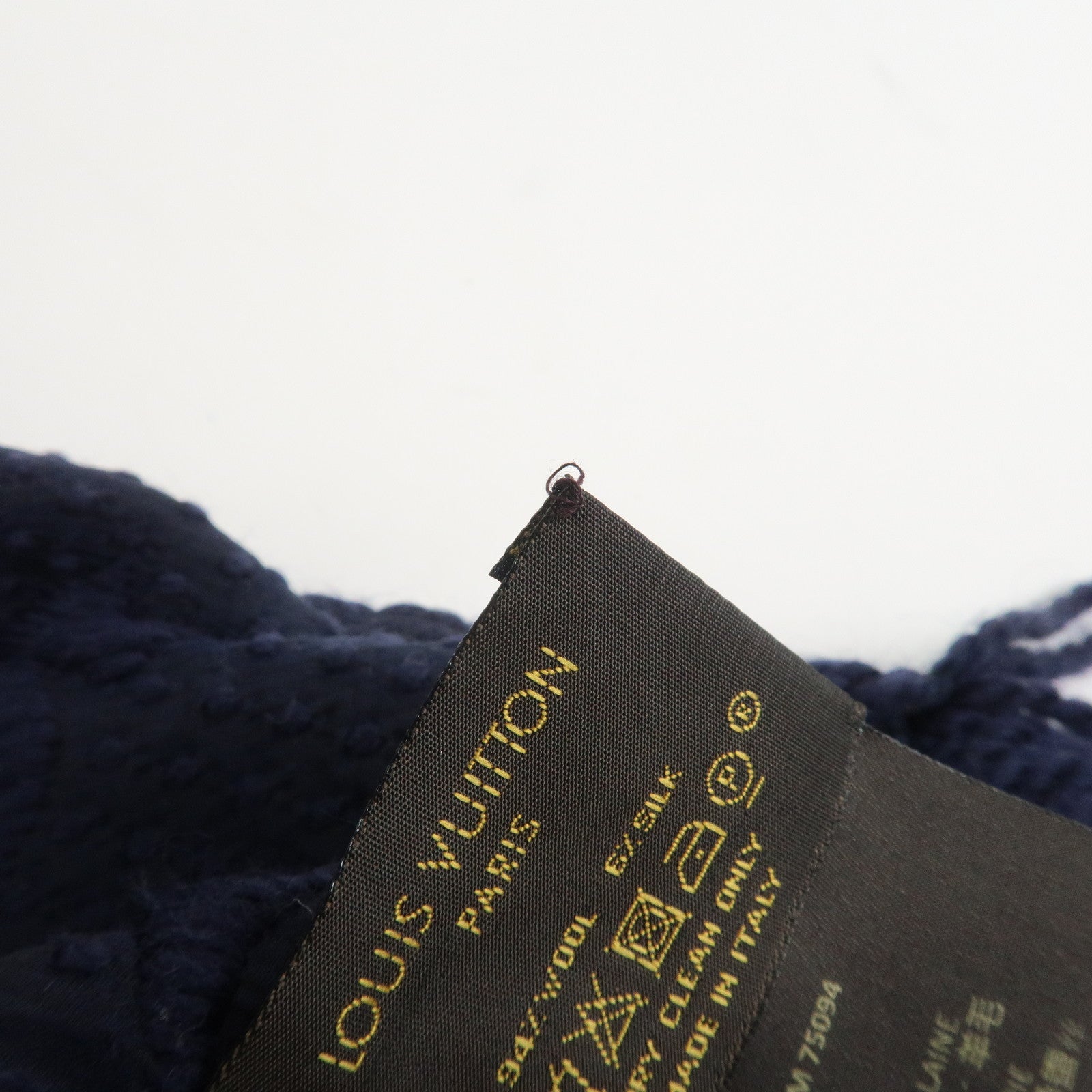 Louis Vuitton Monogram Echarpe Logomania Wool Silk Scarf M75094