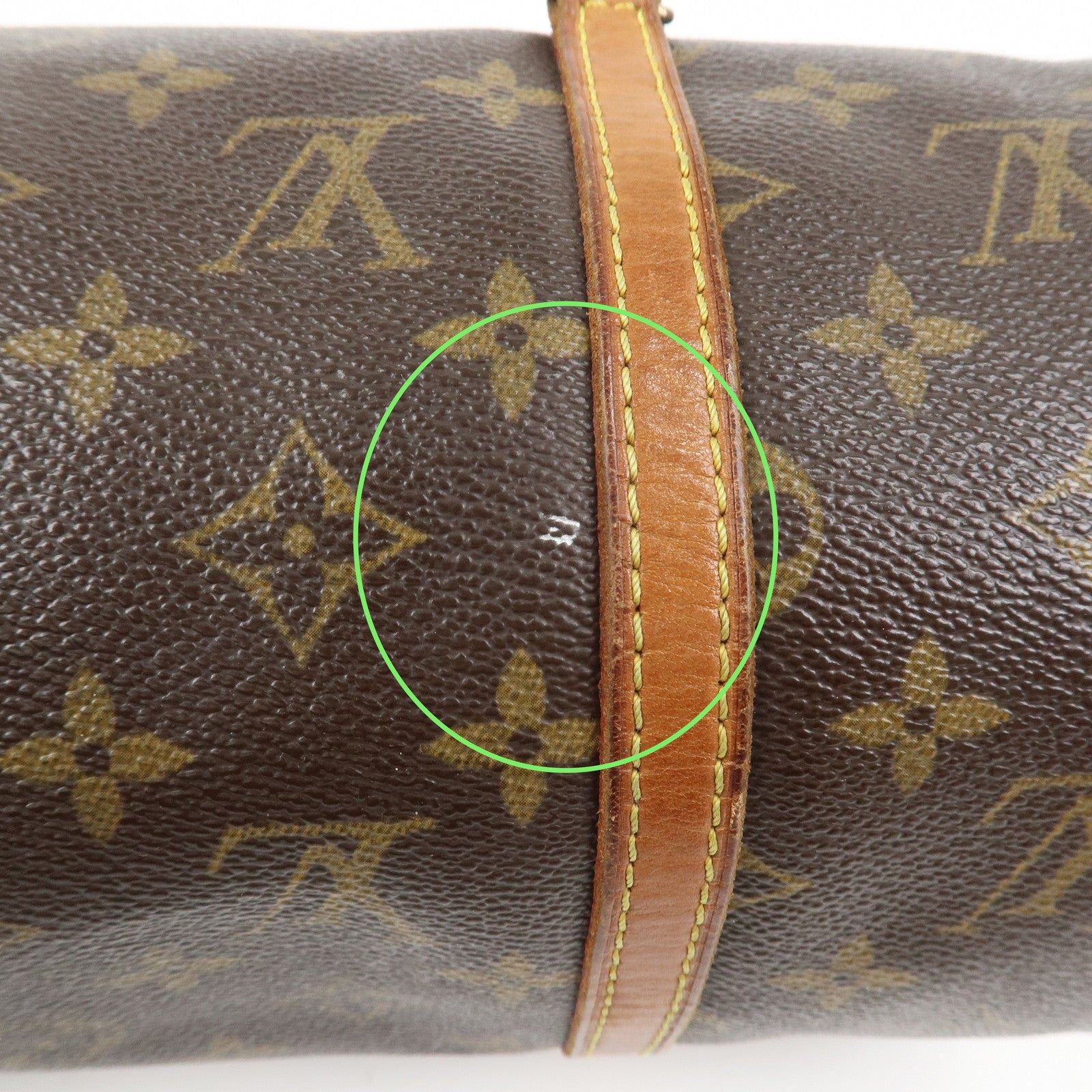 Louis Vuitton Monogram Papillon 30 Hand Bag Brown M51385