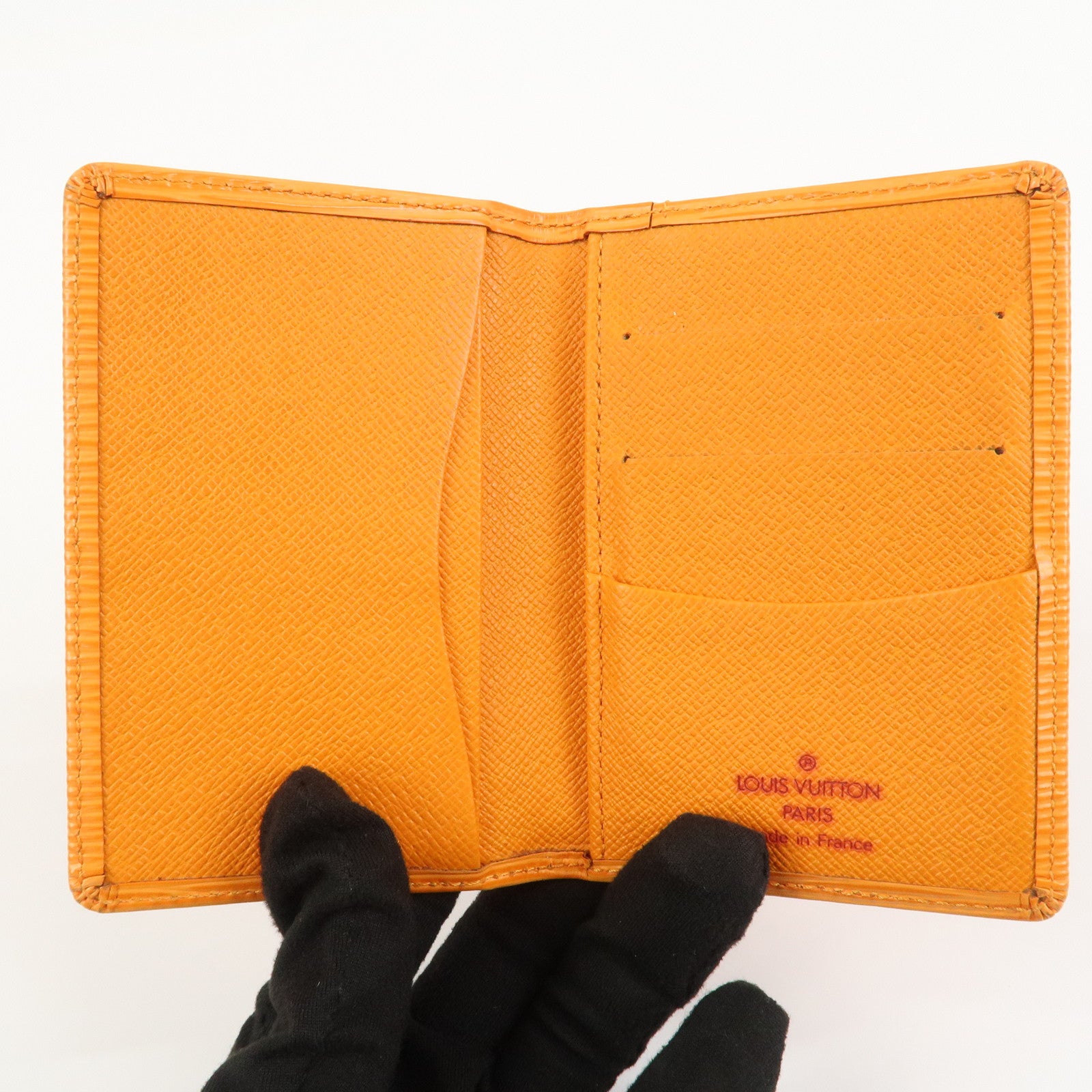 Louis Vuitton Epi Organizer de Poche Card Case Mandarin M6358H