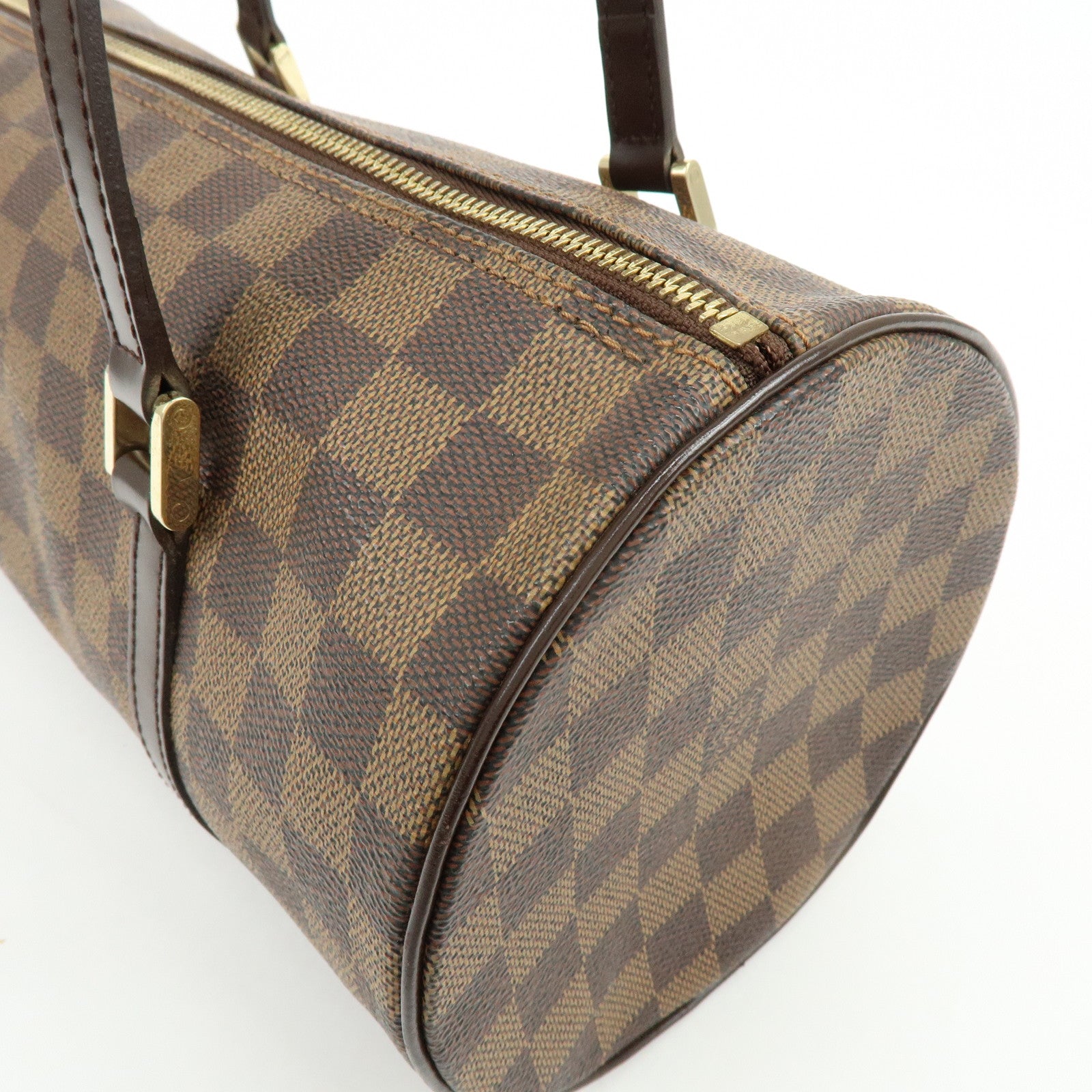 Louis Vuitton Damier Ebene Papillon 30 Hand Bag Brown N51303