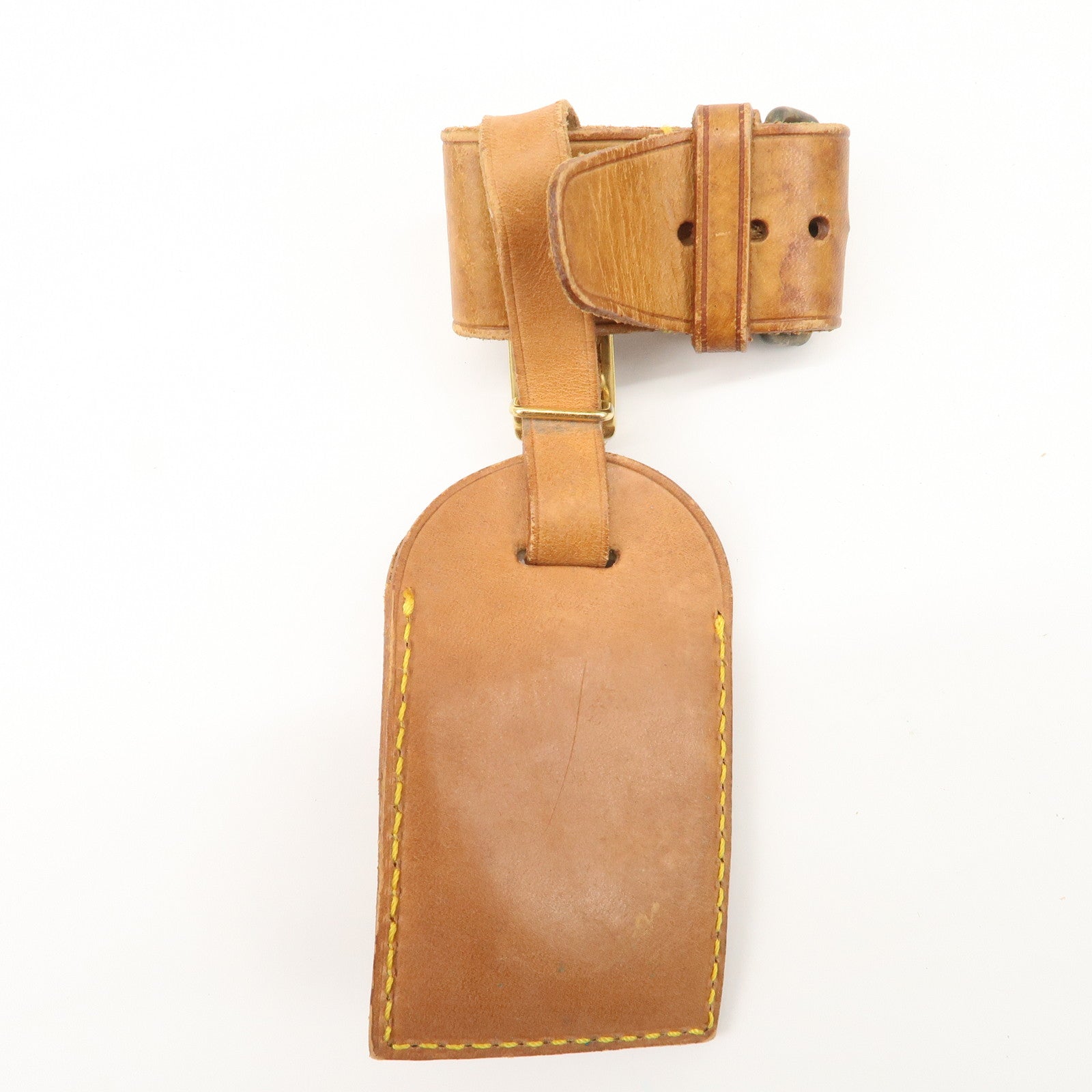 Louis Vuitton Set of 15 Nume Leather Name Tag & Poignet Natural Used