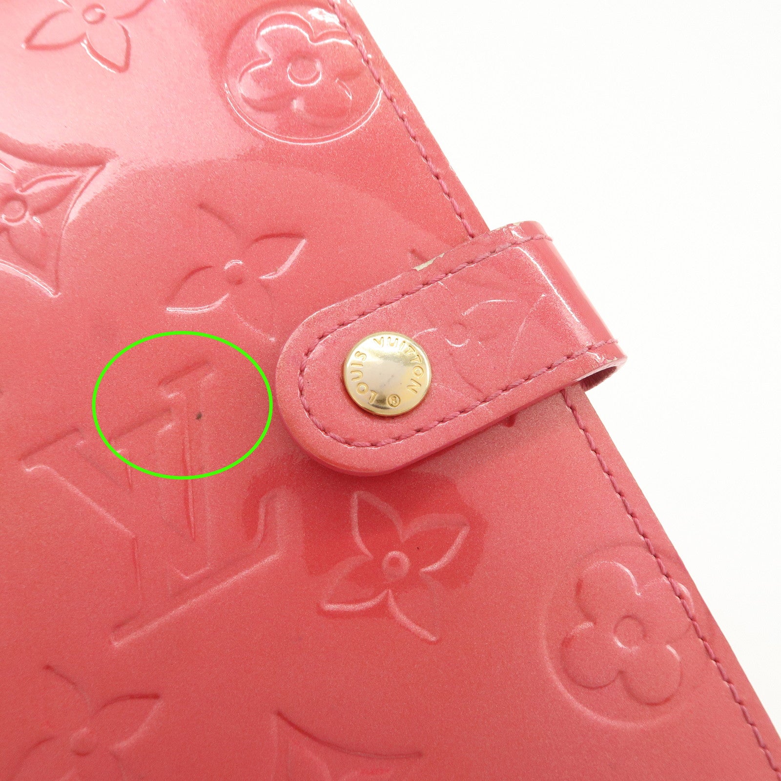 Louis Vuitton Monogram Vernis Agenda PM Planner Cover R2101F