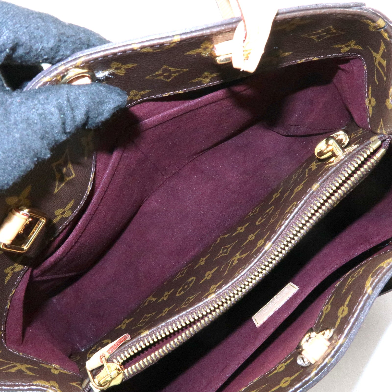 Louis Vuitton Monogram Montaigne BB 2Way Bag Hand Bag Brown M41055