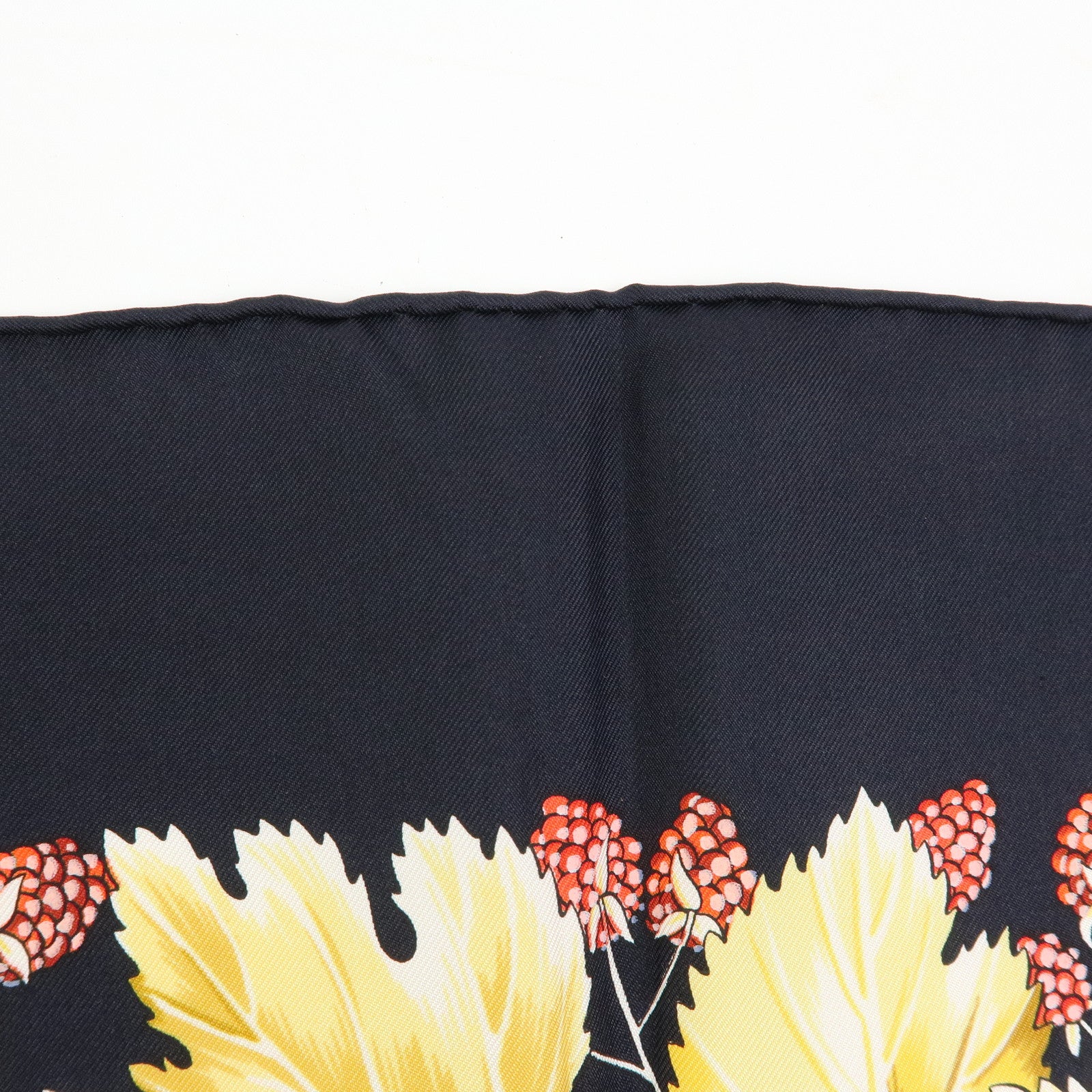 HERMES Carre 90 Silk 100% Scarf l'ARBRE de SOiE Black Light Brown