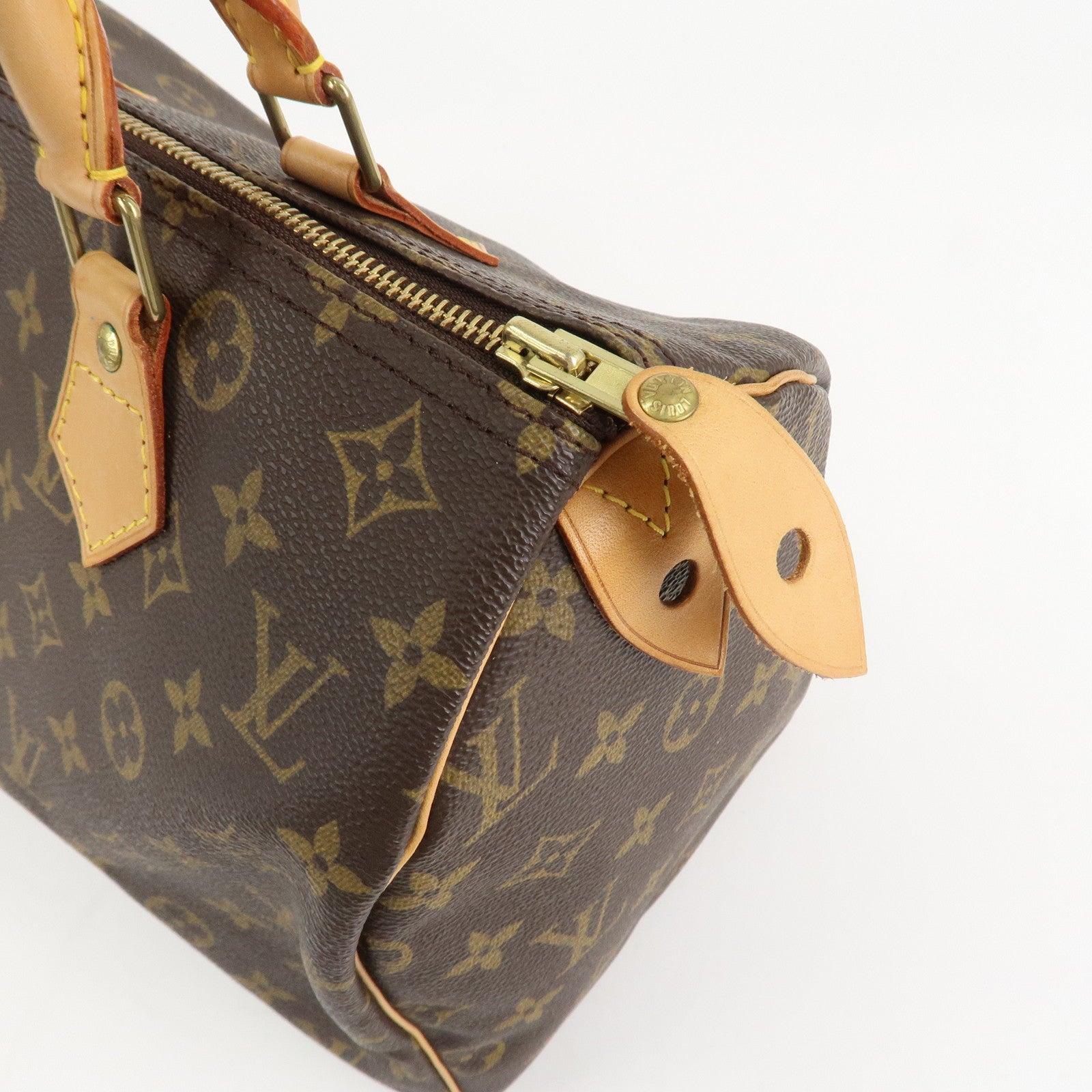 Louis Vuitton Monogram Canvas Speedy 30 Hand Bag Brown M41526