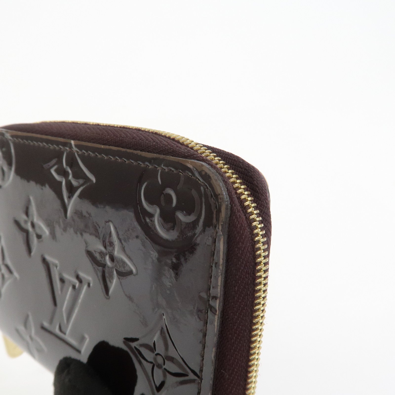 Louis Vuitton Monogram Vernis Zippy Coin Purse Amarante M93607