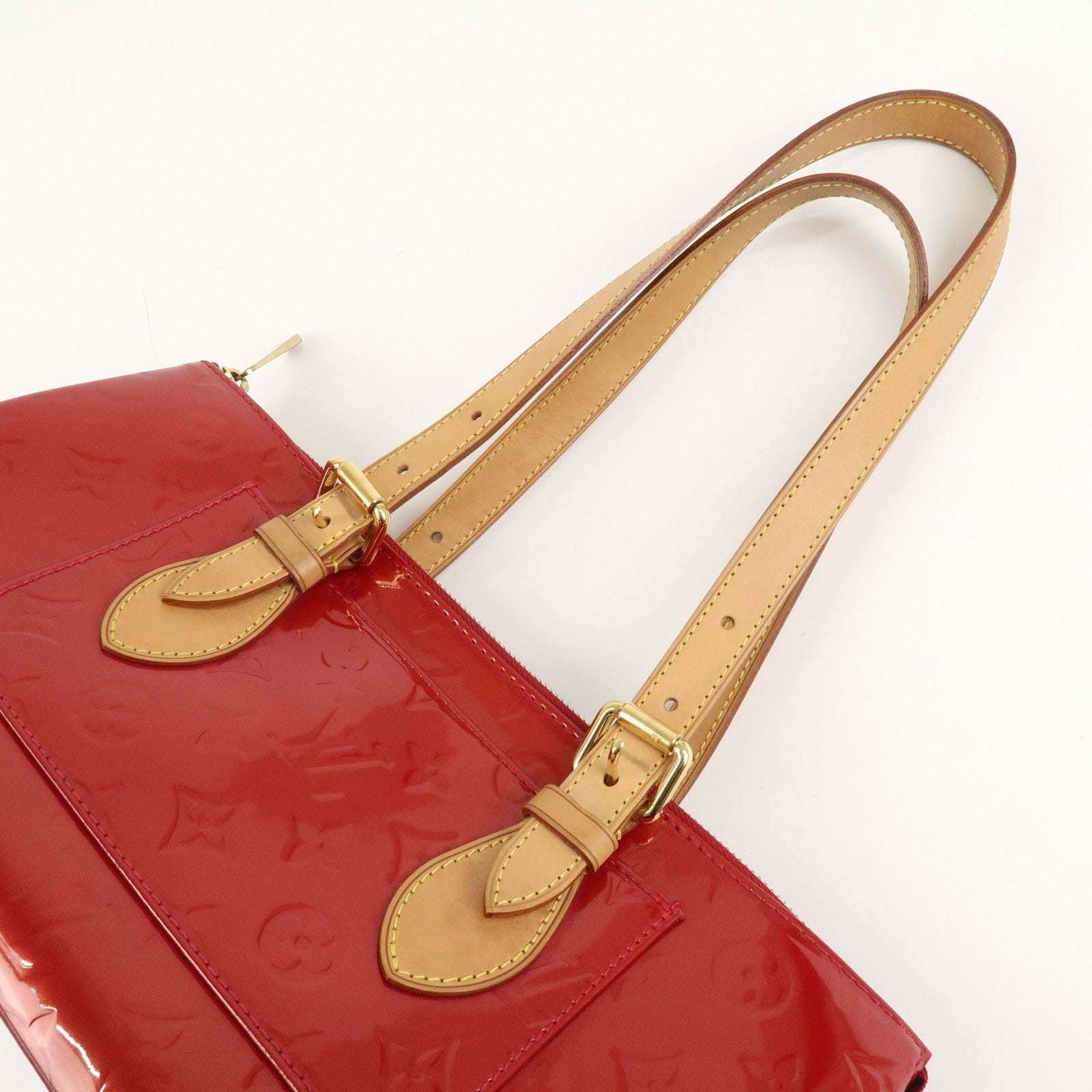 Louis Vuitton Vernis Rosewood Avenue Hand Bag Pomme D'Amour M93507 Used