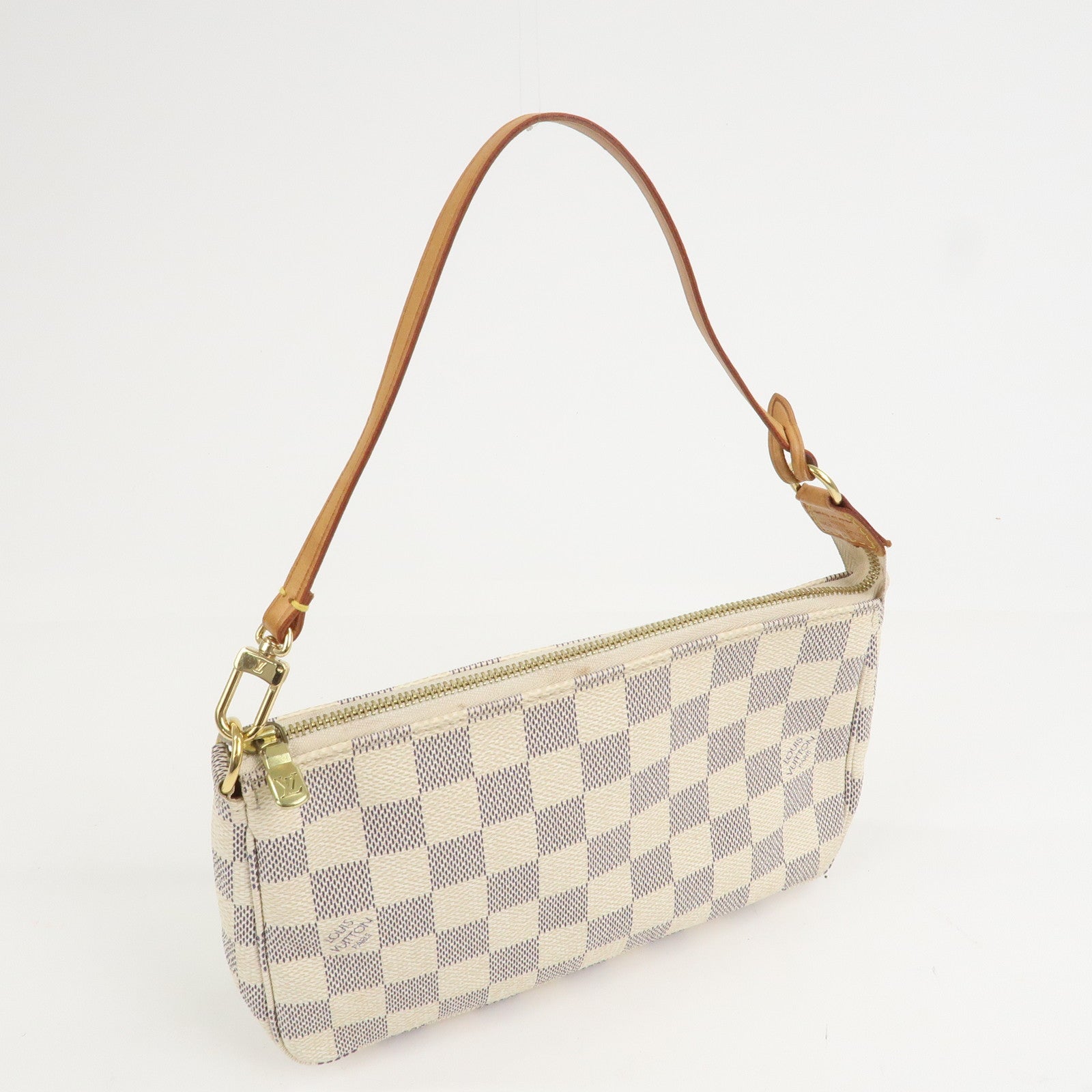 Louis Vuitton Damier Azur Pochette Accessoires Hand Bag N41207