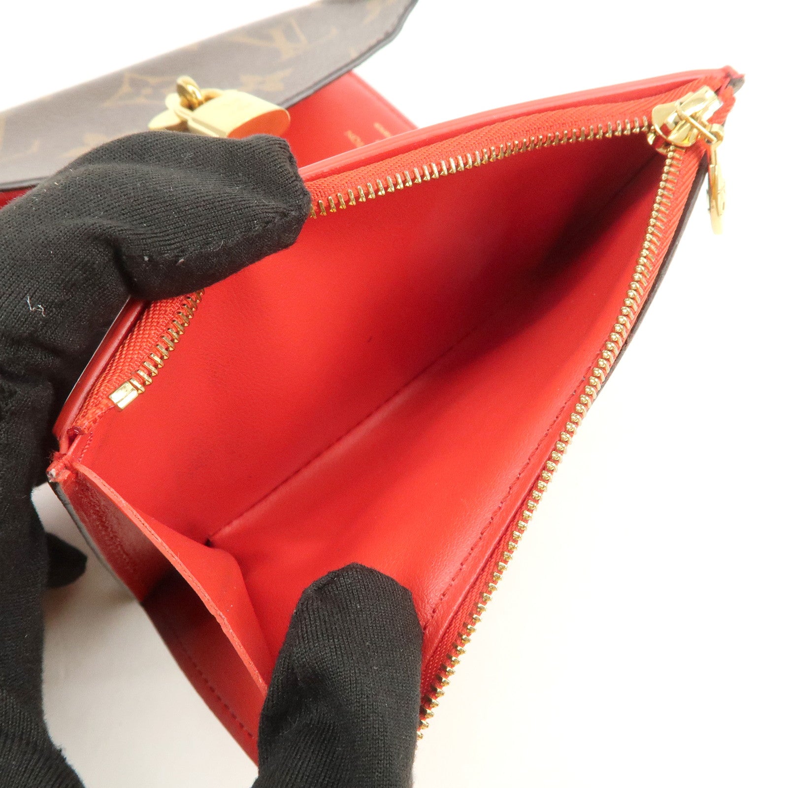Louis Vuitton Monogram Portefeuille Flower Wallet Coquelicot M62567