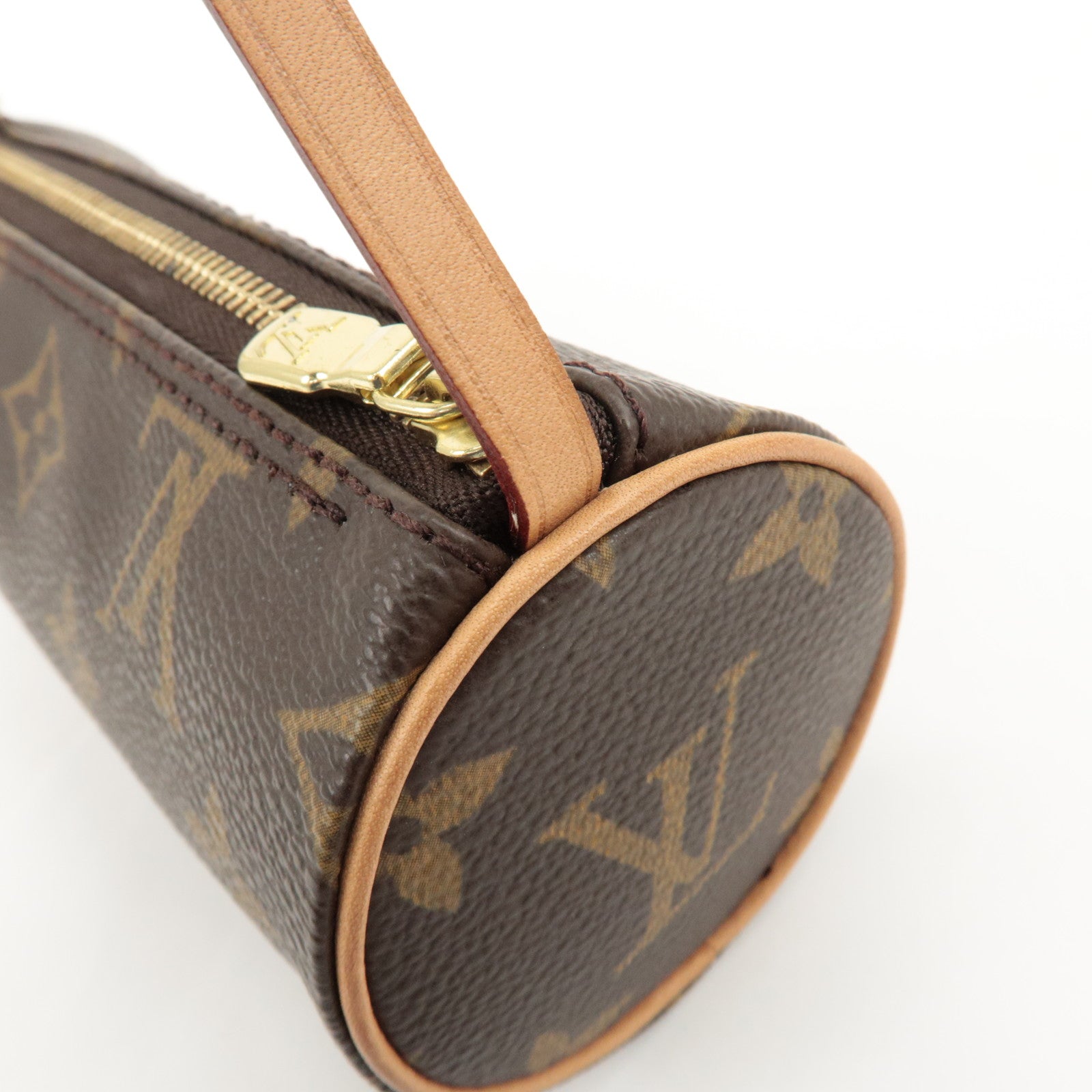 Louis Vuitton Monogram Mini Papillon Pouch for Papillon Bag Brown Used