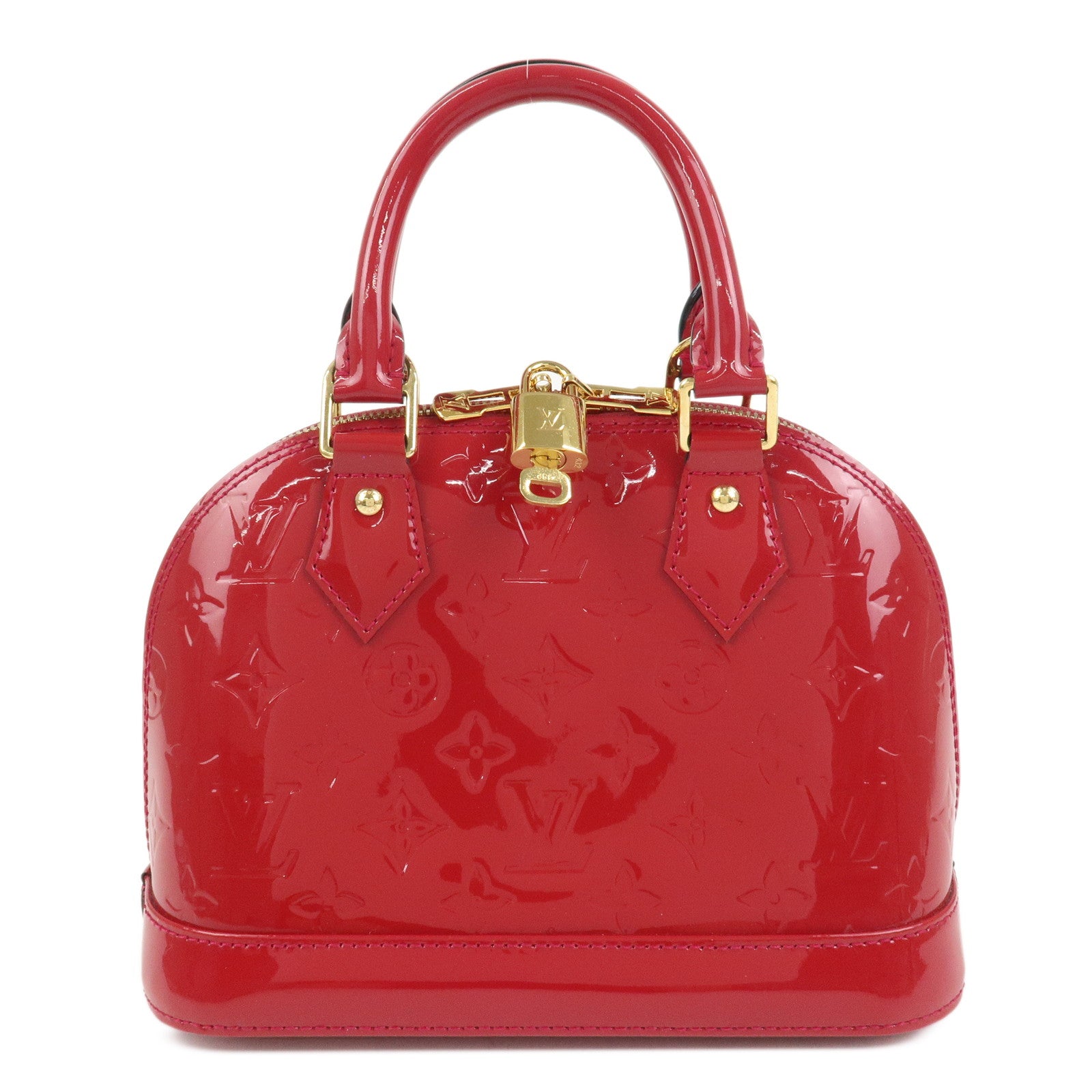 Louis Vuitton Monogram Vernis Alma BB 2Way Bag Hand Bag M91771