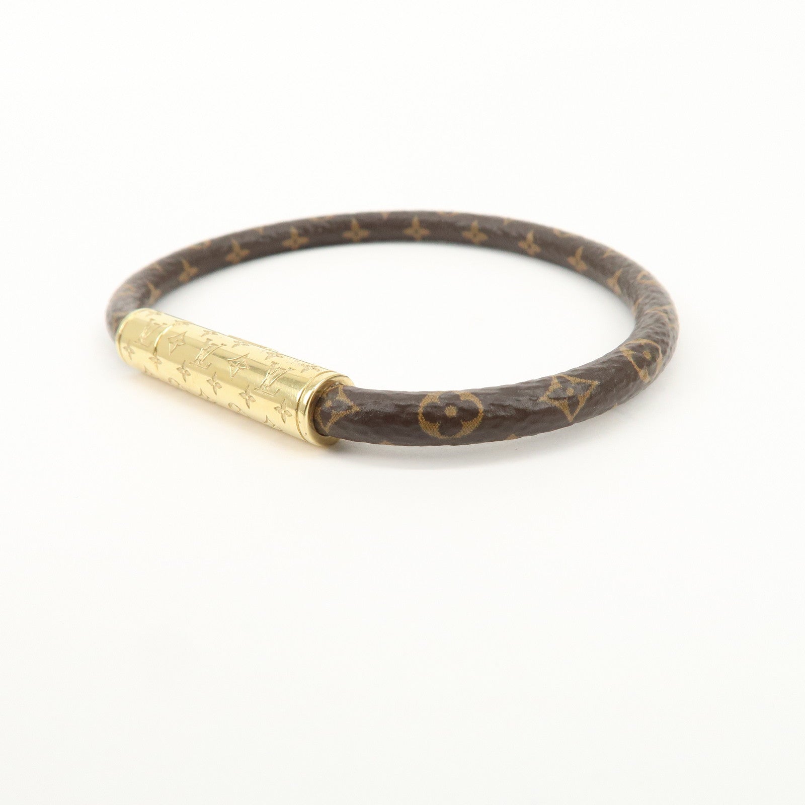 Louis Vuitton Monogram LV Confidential Bracelet Brown M8274
