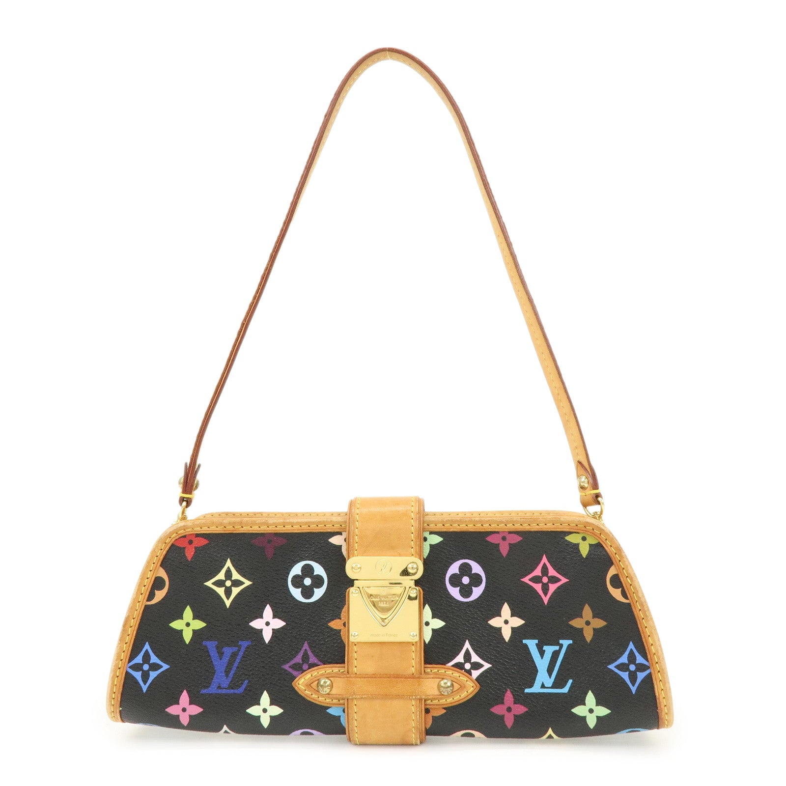 Louis Vuitton Monogram Multi Color Shirley Shoulder Bag Noir M40050