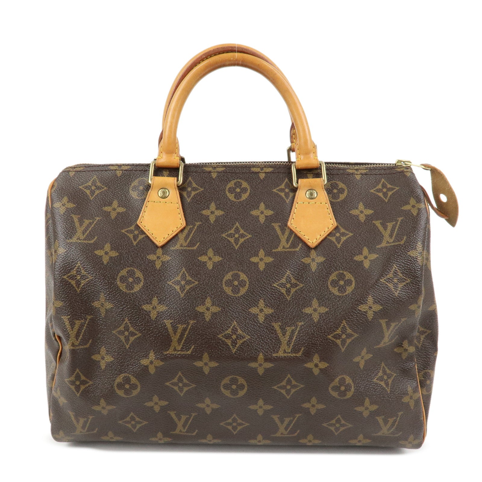 Louis Vuitton Monogram Speedy 30 Boston Bag Hand Bag Brown M41526