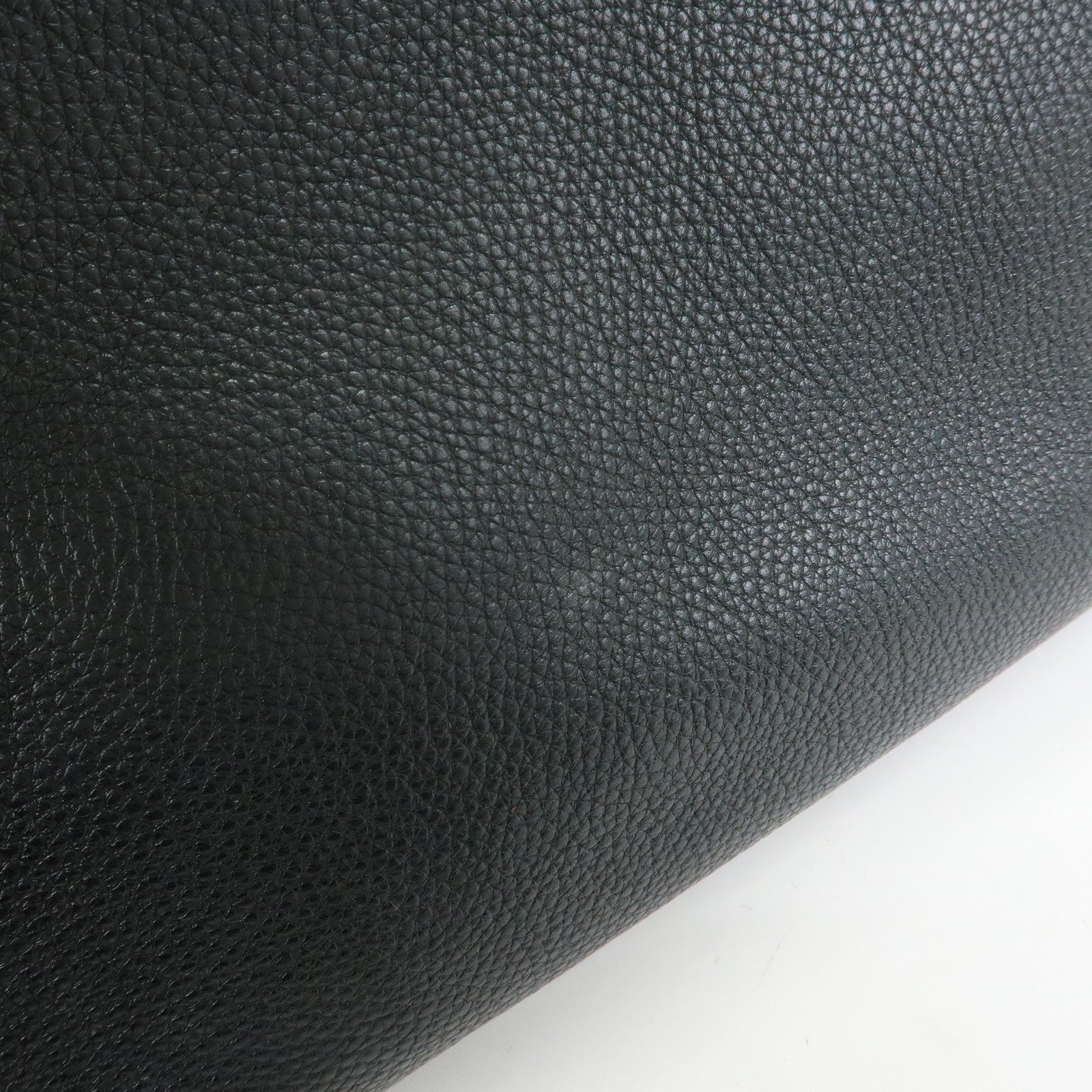 FENDI Peekaboo Selleria Leather 2Way Hand Shoulder Bag Black 8BN290