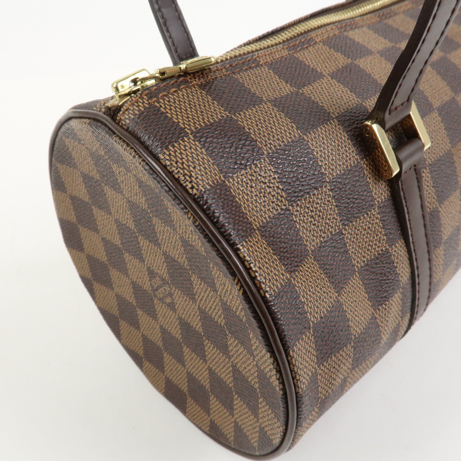 Louis Vuitton Damier Ebene Papillon 30 Hand Bag Brown N51303