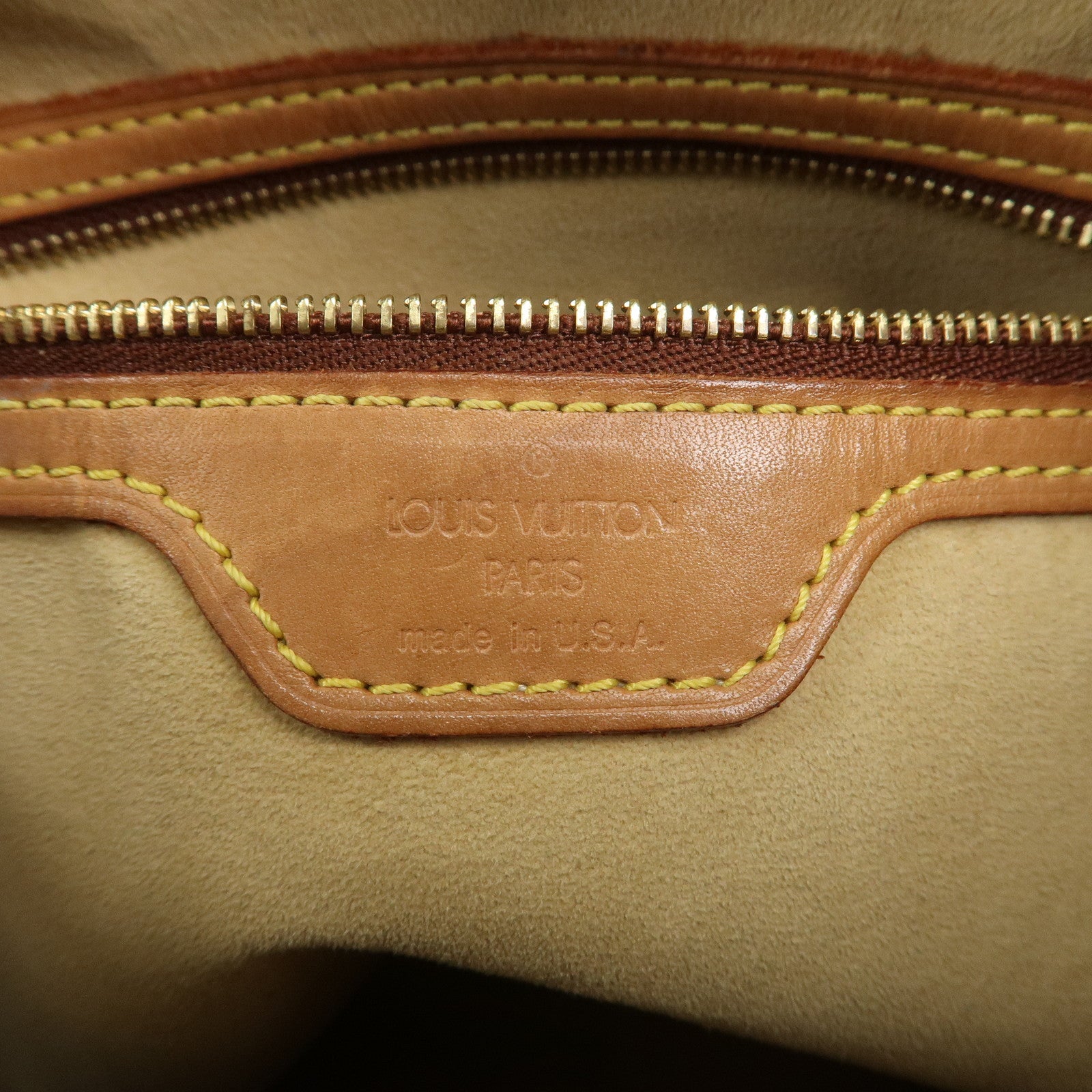 Louis Vuitton Monogram Looping GM Shoulder Bag Brown M51145