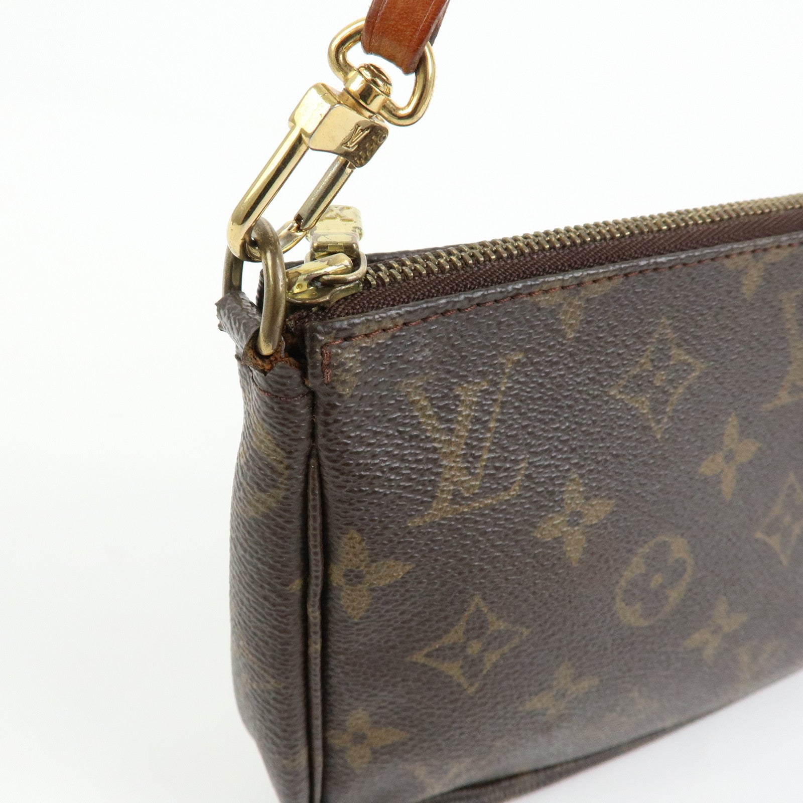 Louis Vuitton Monogram Pochette Accessoires Pouch Hand Bag M51980