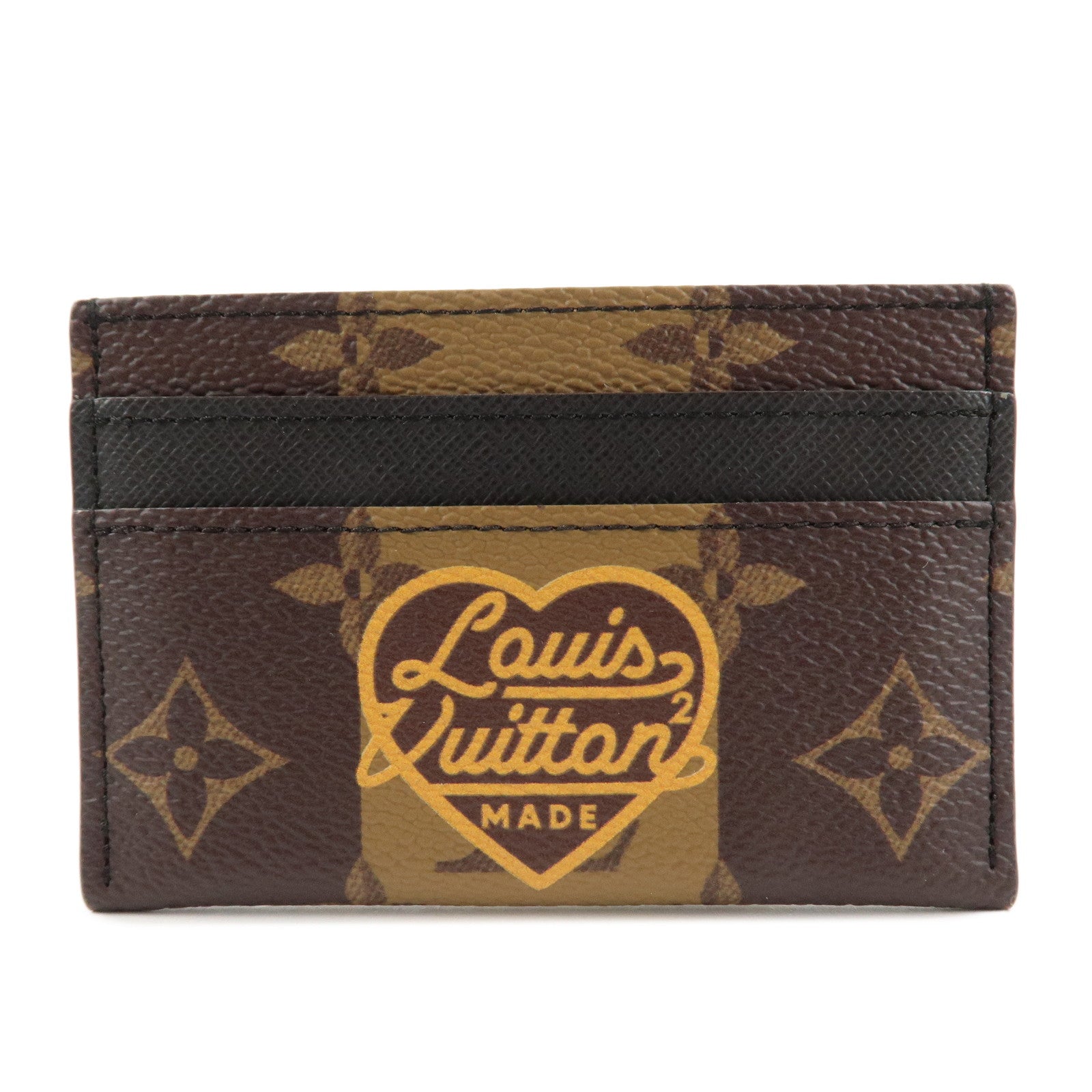 Louis Vuitton Monogram Porte Cartes Double Canvas Card Case M81006 Used
