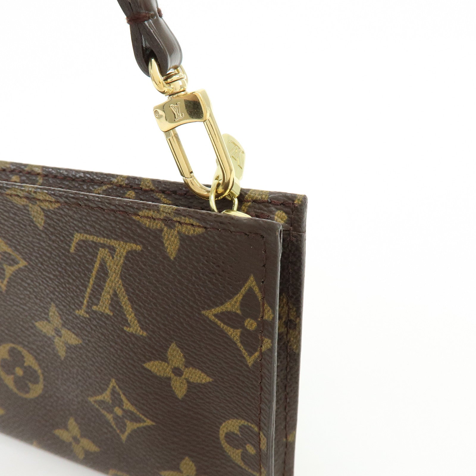 Louis Vuitton Monogram Pouch for Bucket PM Bag Pouch Brown