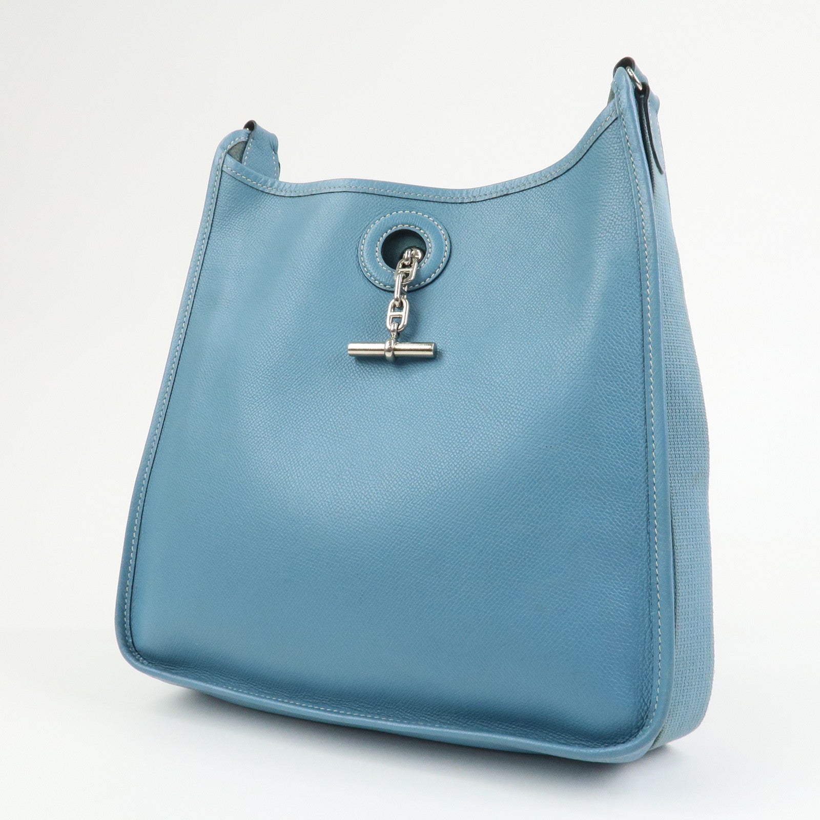 HERMES Vespa PM Veau Epsom Leather Shoulder Bag J Stamped