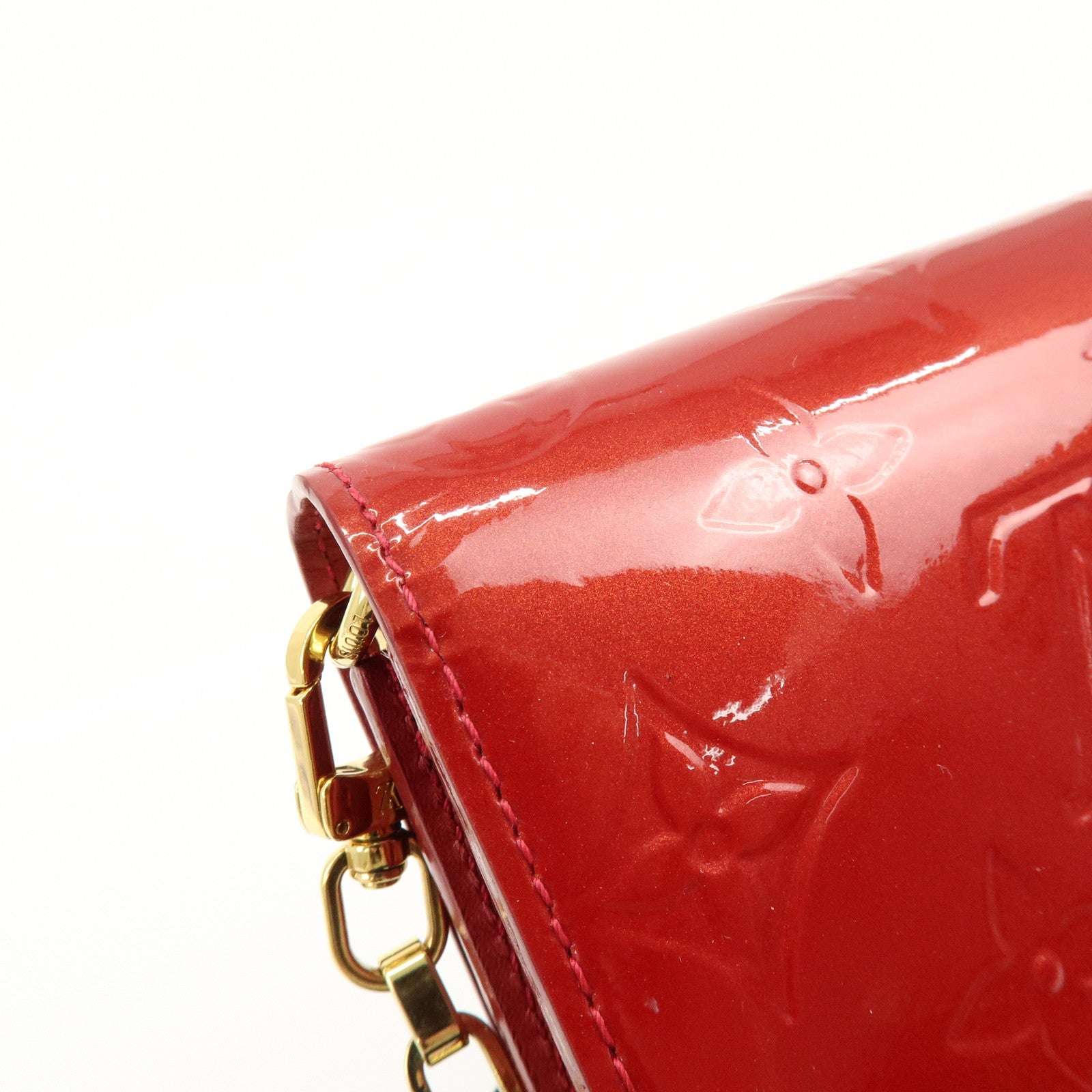 Louis Vuitton Monogram Vernis Portefeuille Sarah Chain Bag M90206