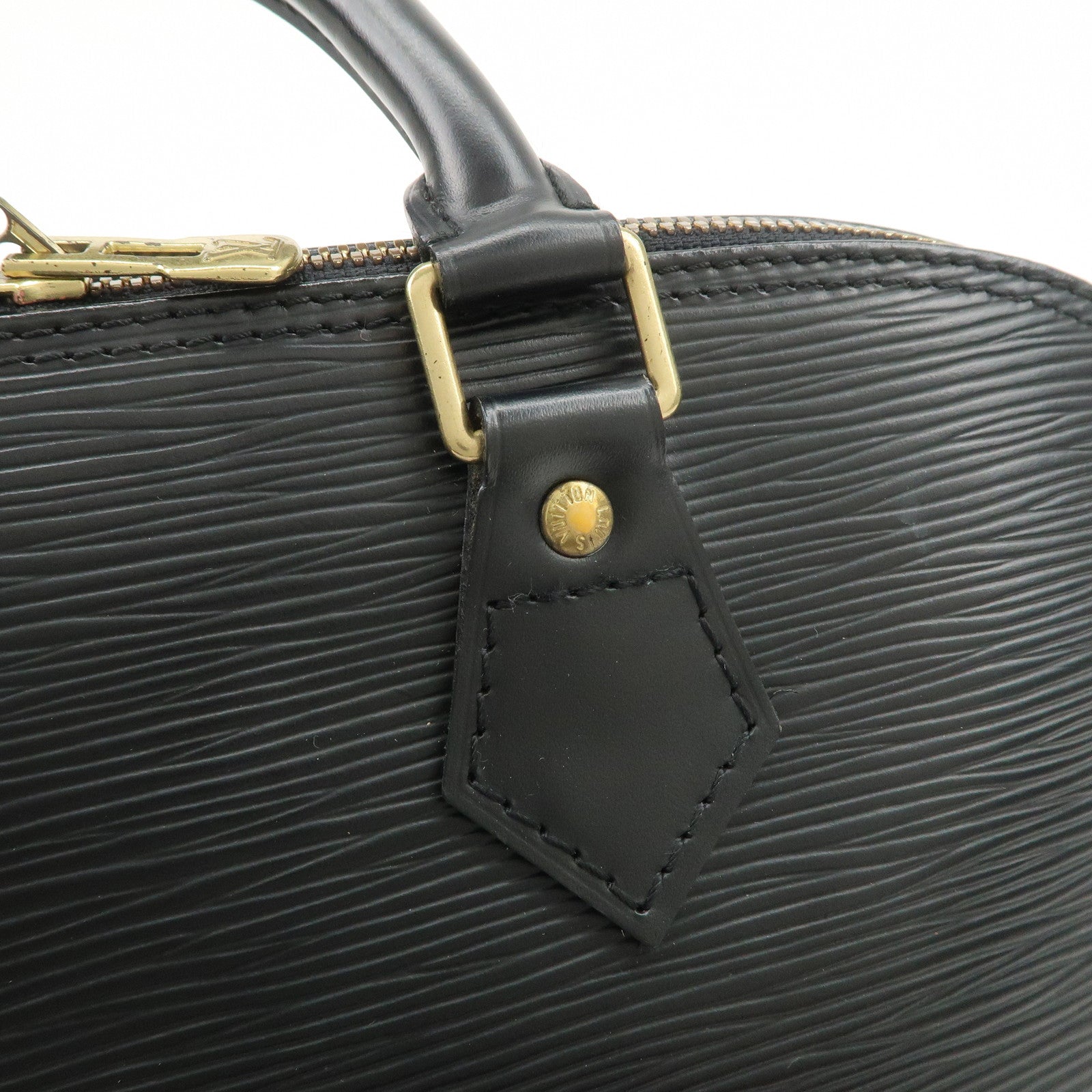 Louis Vuitton Epi leather Alma PM Hand Bag New Style Noir M40302
