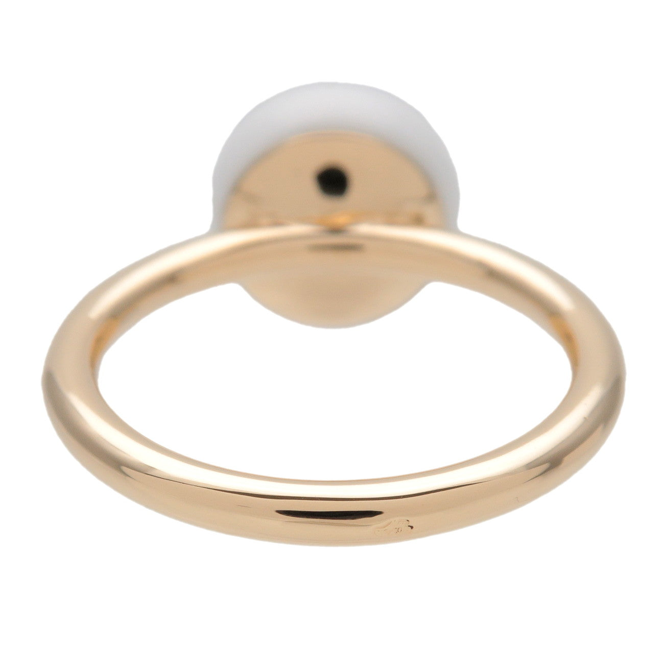 Louis Vuitton B Blossom Ring White Arcade K18 750YG Q9L99A #54 US7