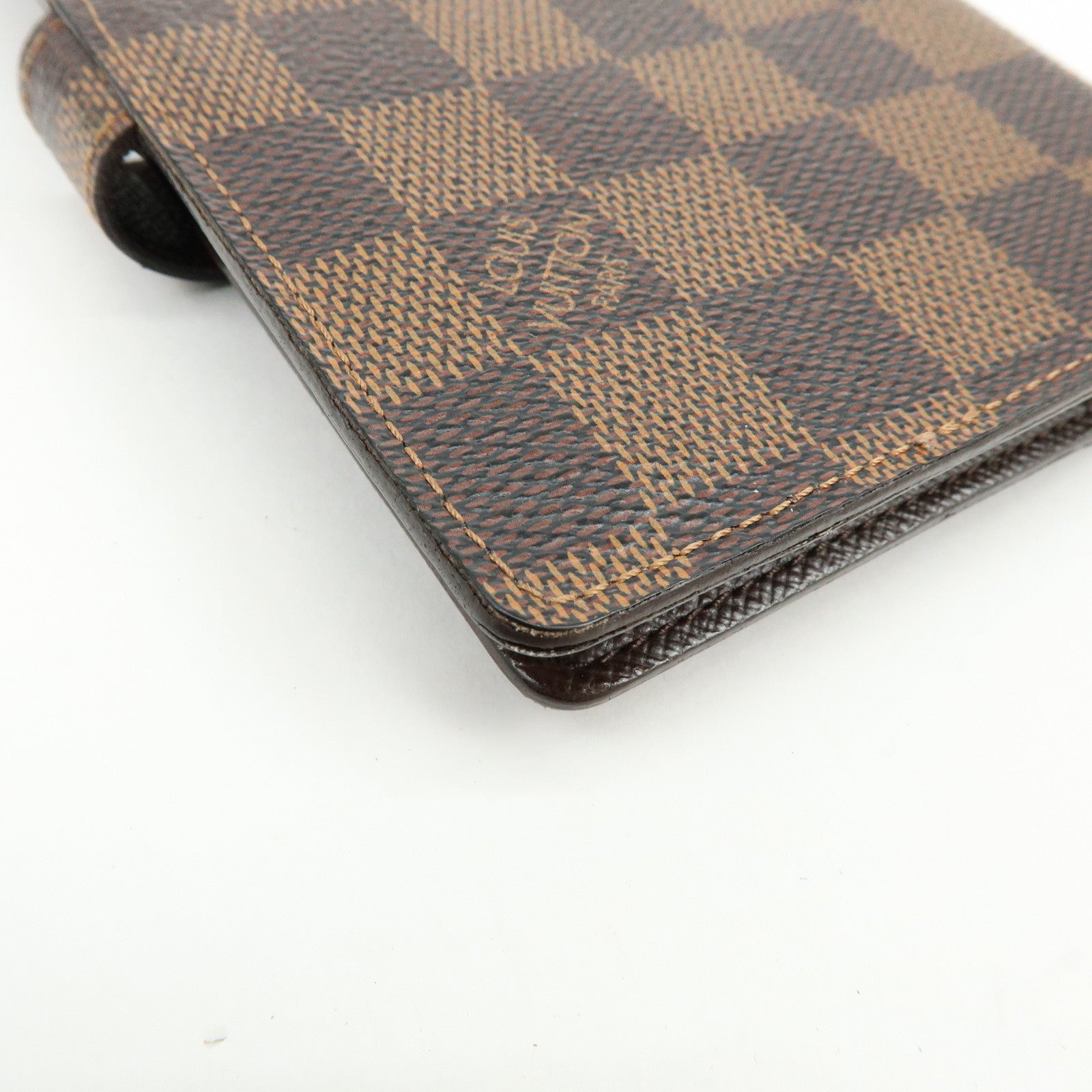 Louis Vuitton Damier Ebene Agenda PM Planner Cover Brown R20700