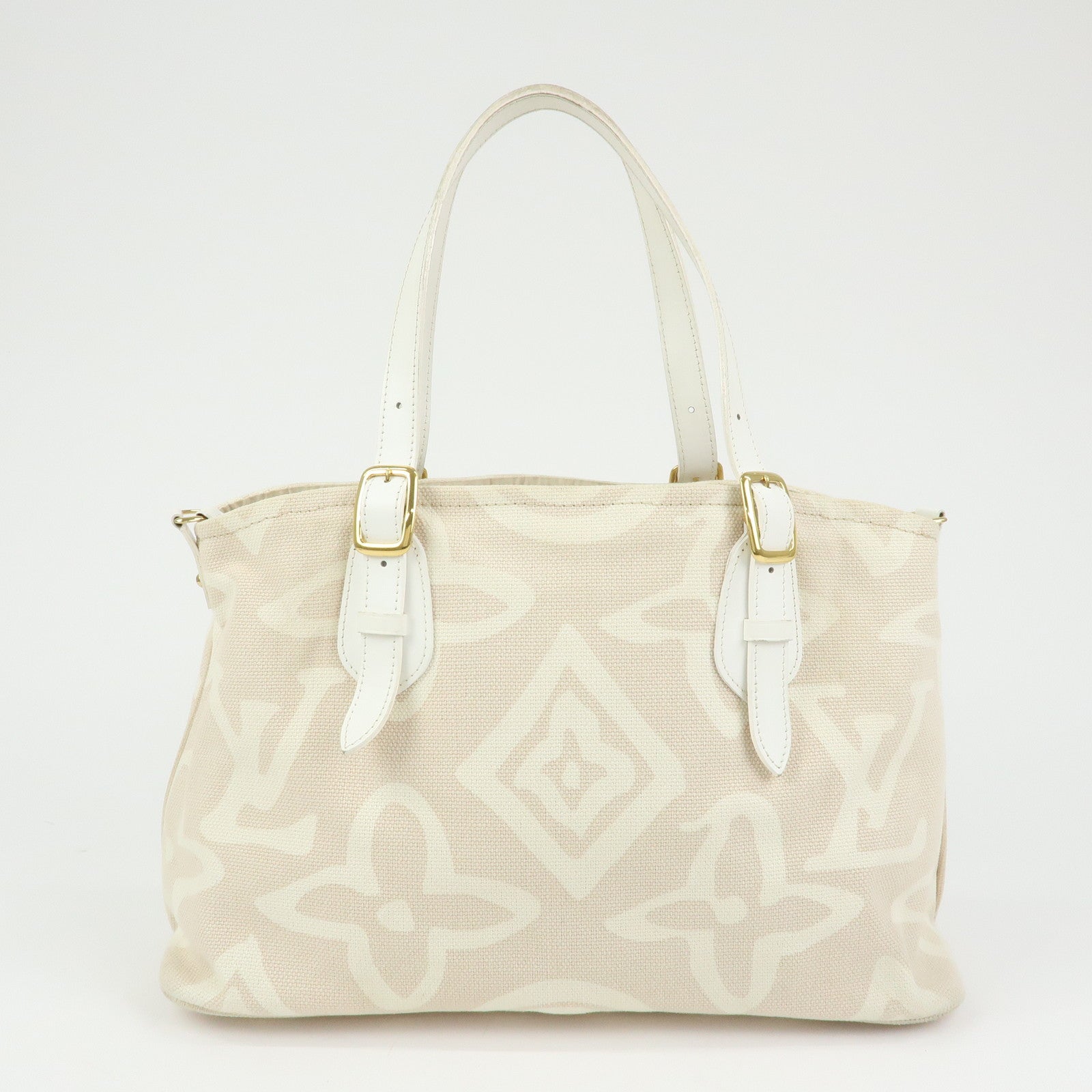 Louis Vuitton Cruise Line Tahitienne PM Canvas Tote Bag M95674