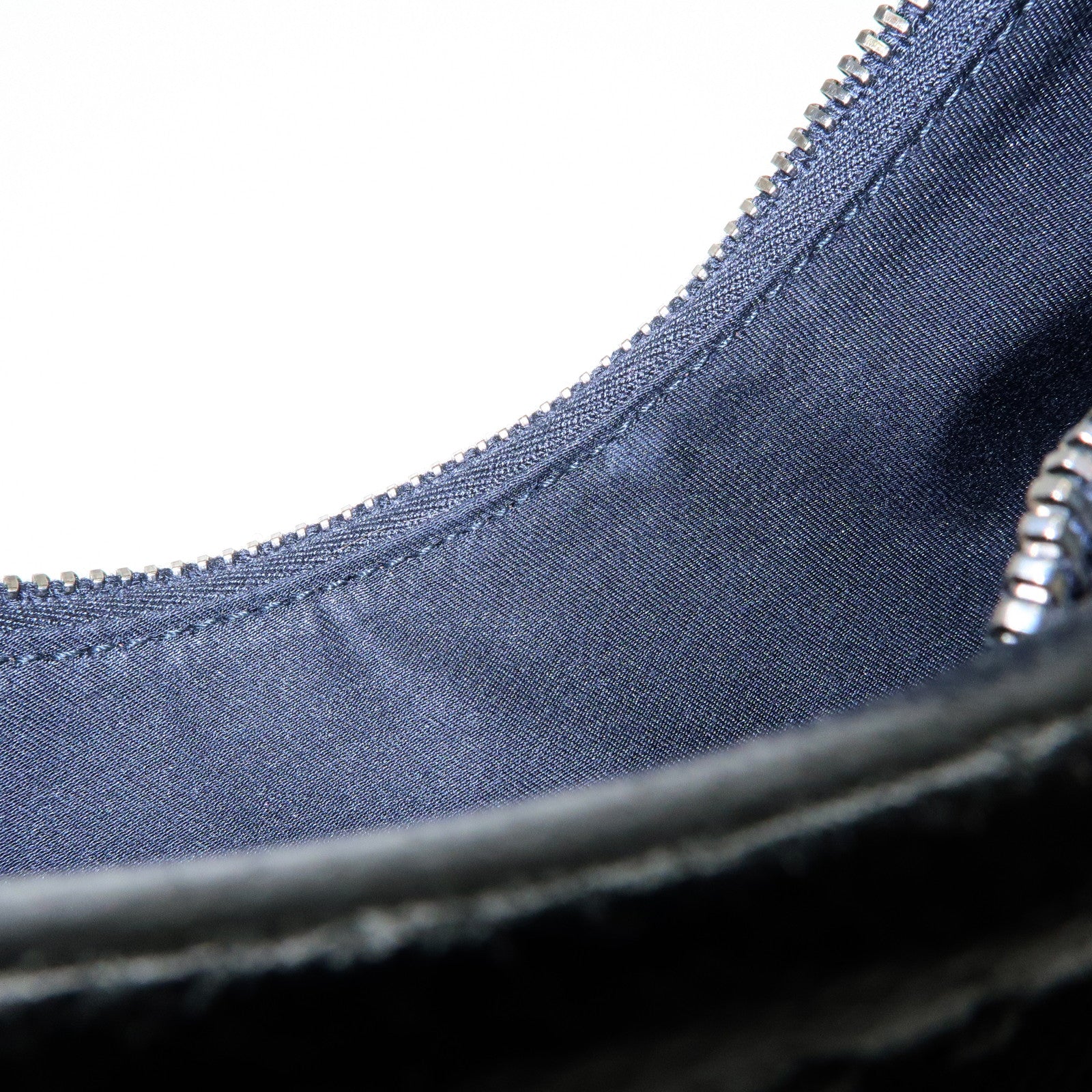 GUCCI GG Canvas Leather Shoulder Bag Hand Bag Black 115003