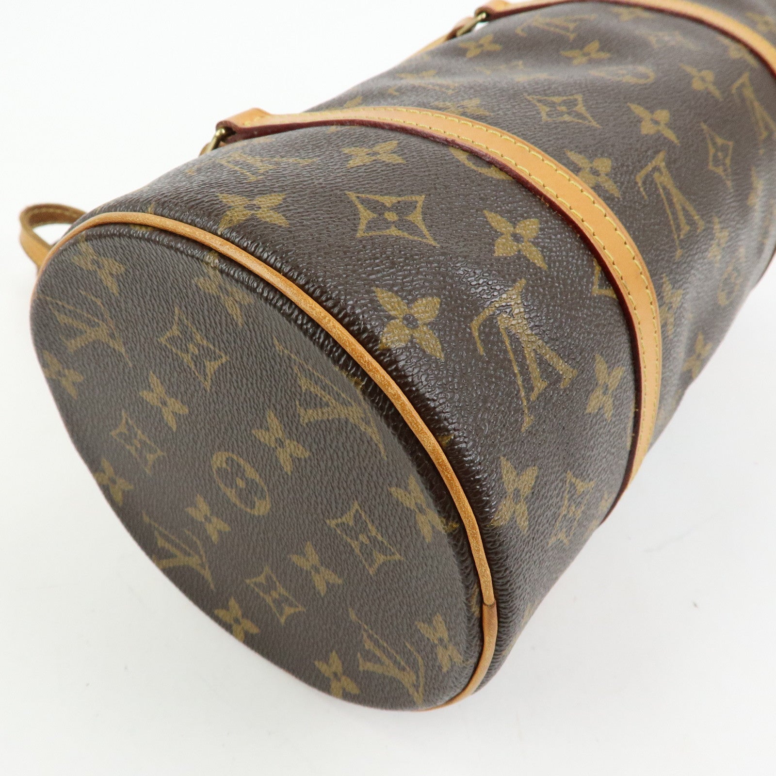 Louis Vuitton Monogram Papillon 30 Hand Bag Brown M51385