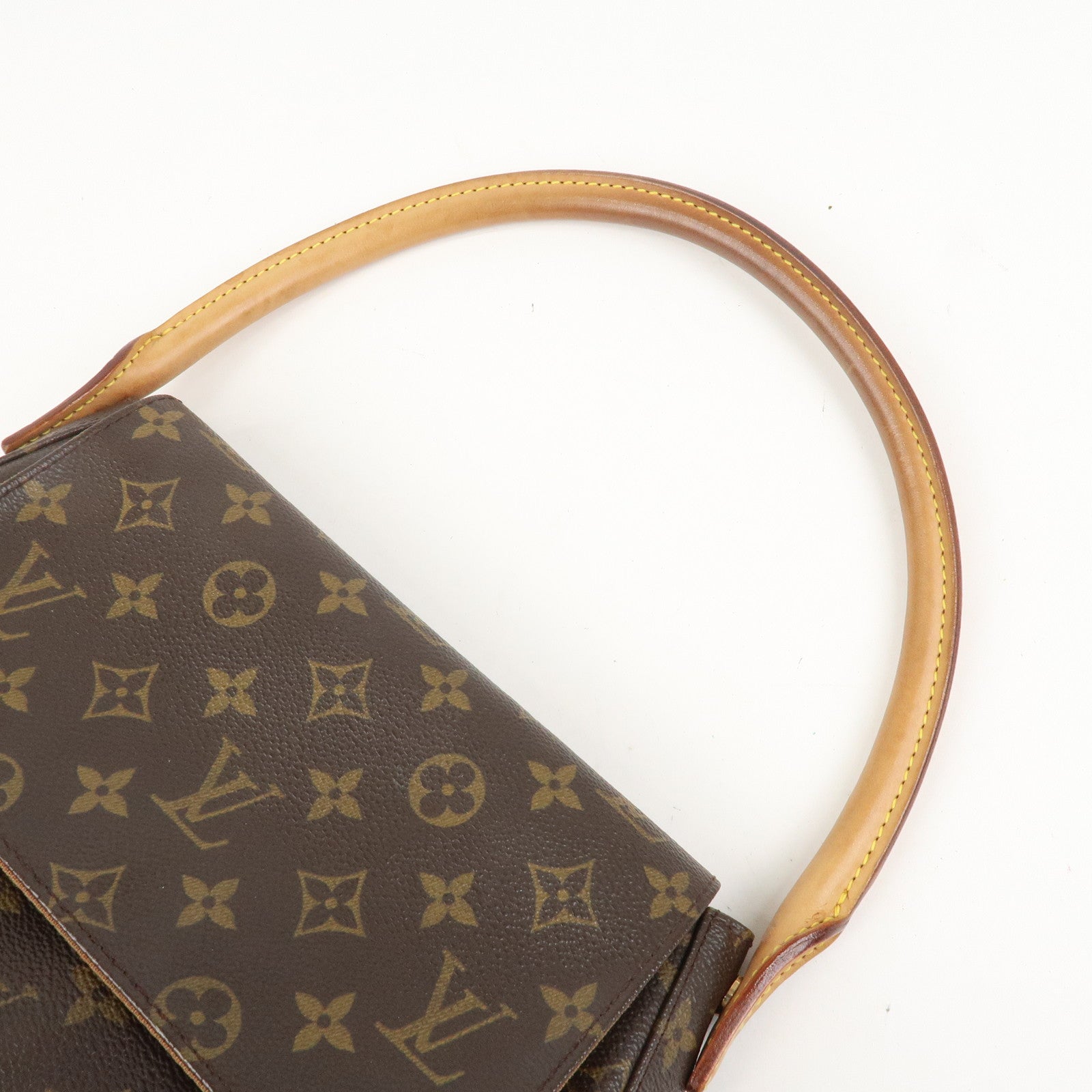 Louis Vuitton Monogram Mini Looping Shoulder Bag Brown M51147