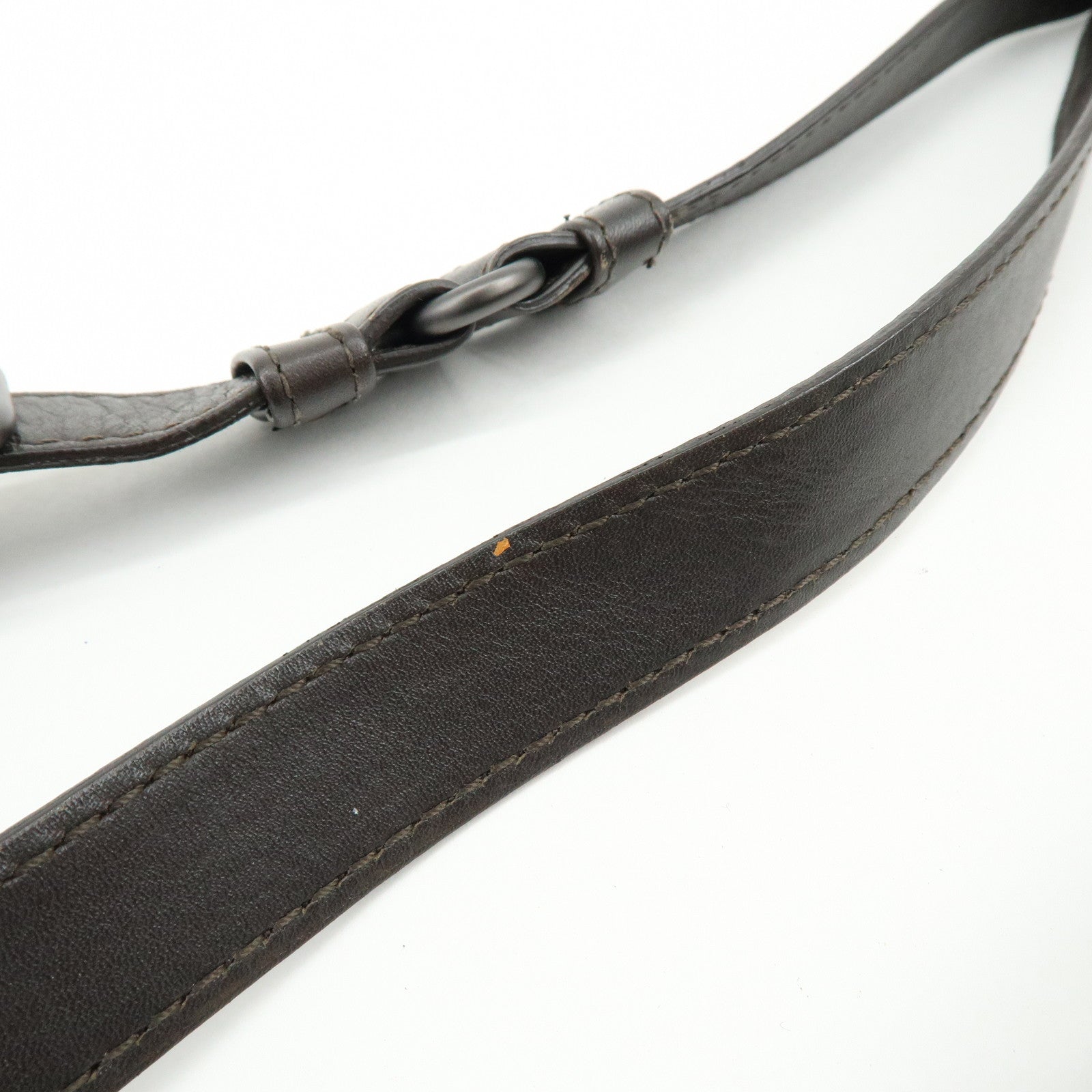 BOTTEGA VENETA Intrecciato Calf Leather Shoulder Bag Brown 273350