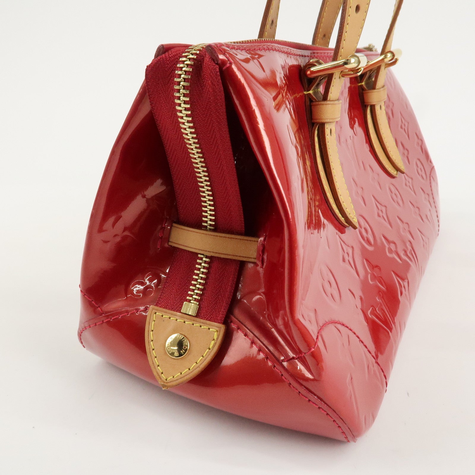 Louis Vuitton Vernis Rosewood Avenue Hand Bag Pomme D'Amour M93507 Used
