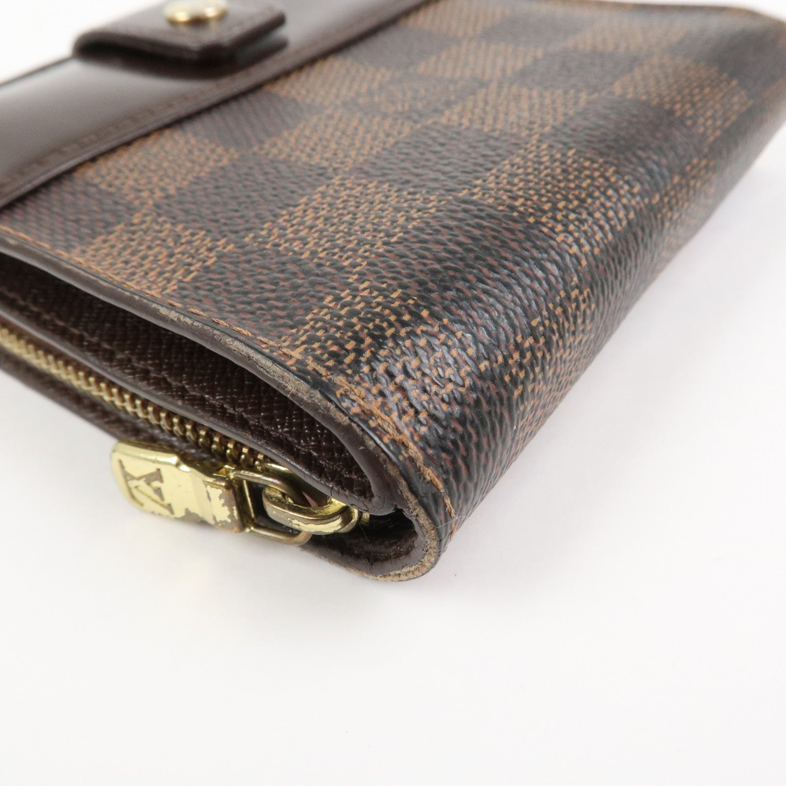 Louis Vuitton Damier Compact Zippy Bi-fold Small Wallet N61668