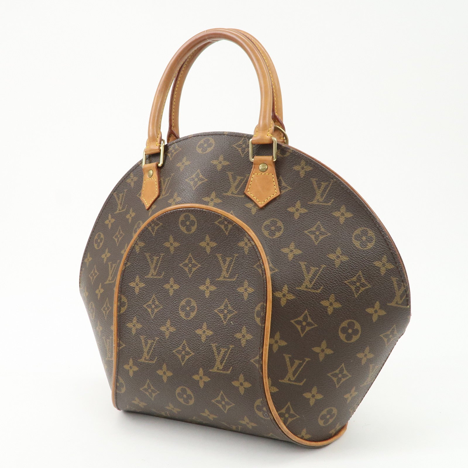 Louis Vuitton Monogram Ellipse MM Hand Bag Brown M51126