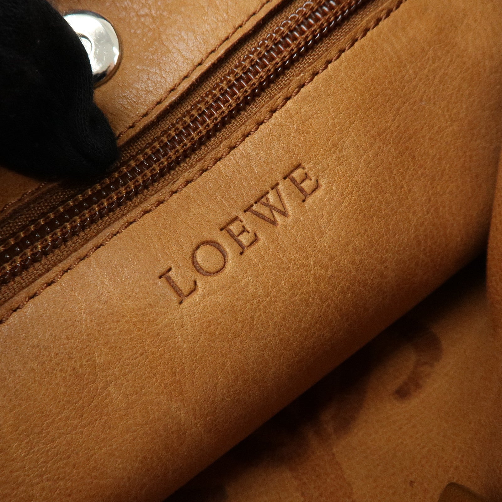 LOEWE Anagram Suede Leather Shoulder Crossbody Bag Brown Authentic Used F/S