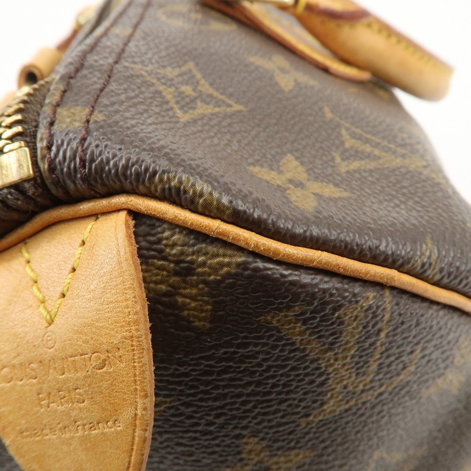 Louis Vuitton Monogram Speedy 30 Hand Bag Boston Bag M41526 Used