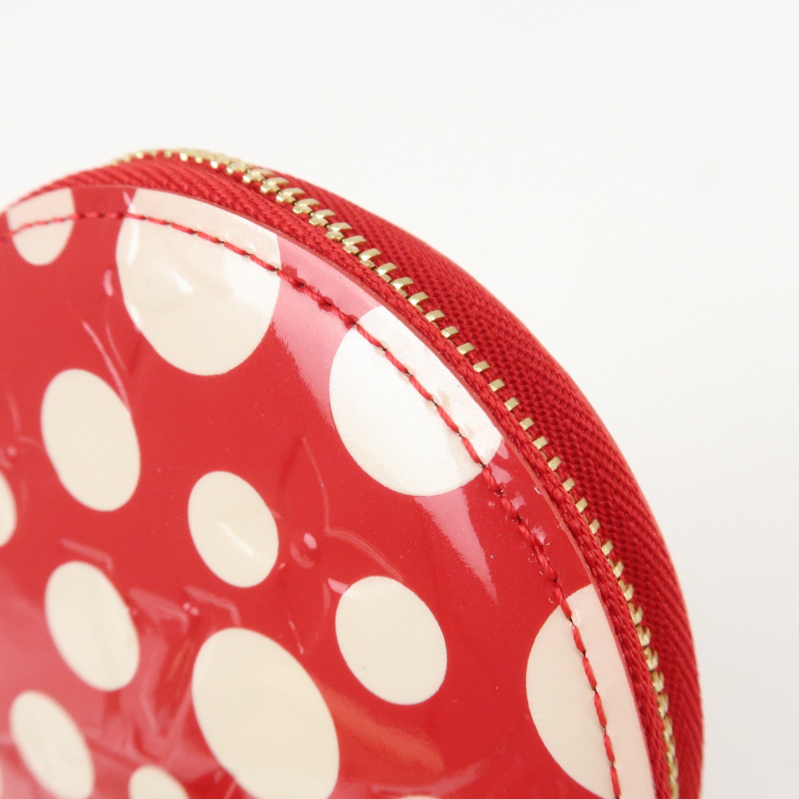 Louis Vuitton Vernis Yayoi Kusama Porte Monnaie Chapeau Coin M91570 Used