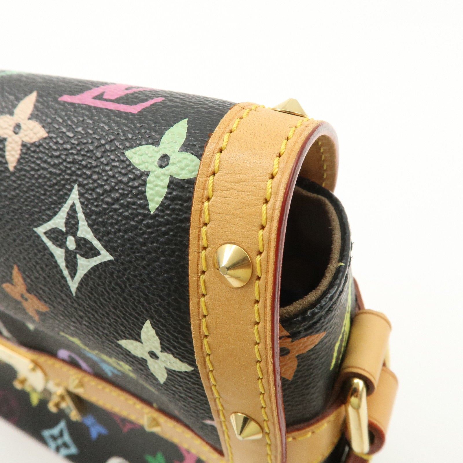 Louis Vuitton Monogram Multicolor Sologne Shoulder Bag Noir M92639 Used