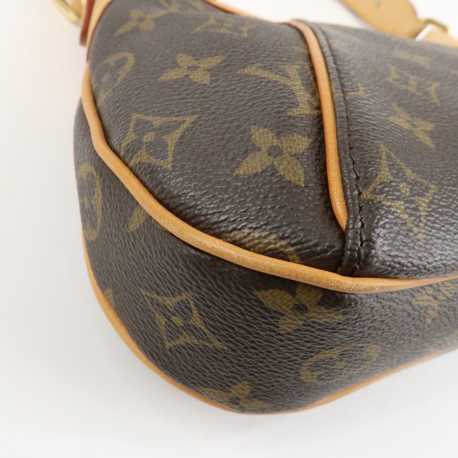 Louis Vuitton Monogram Thames PM Shoulder Bag Brown M56384 Used