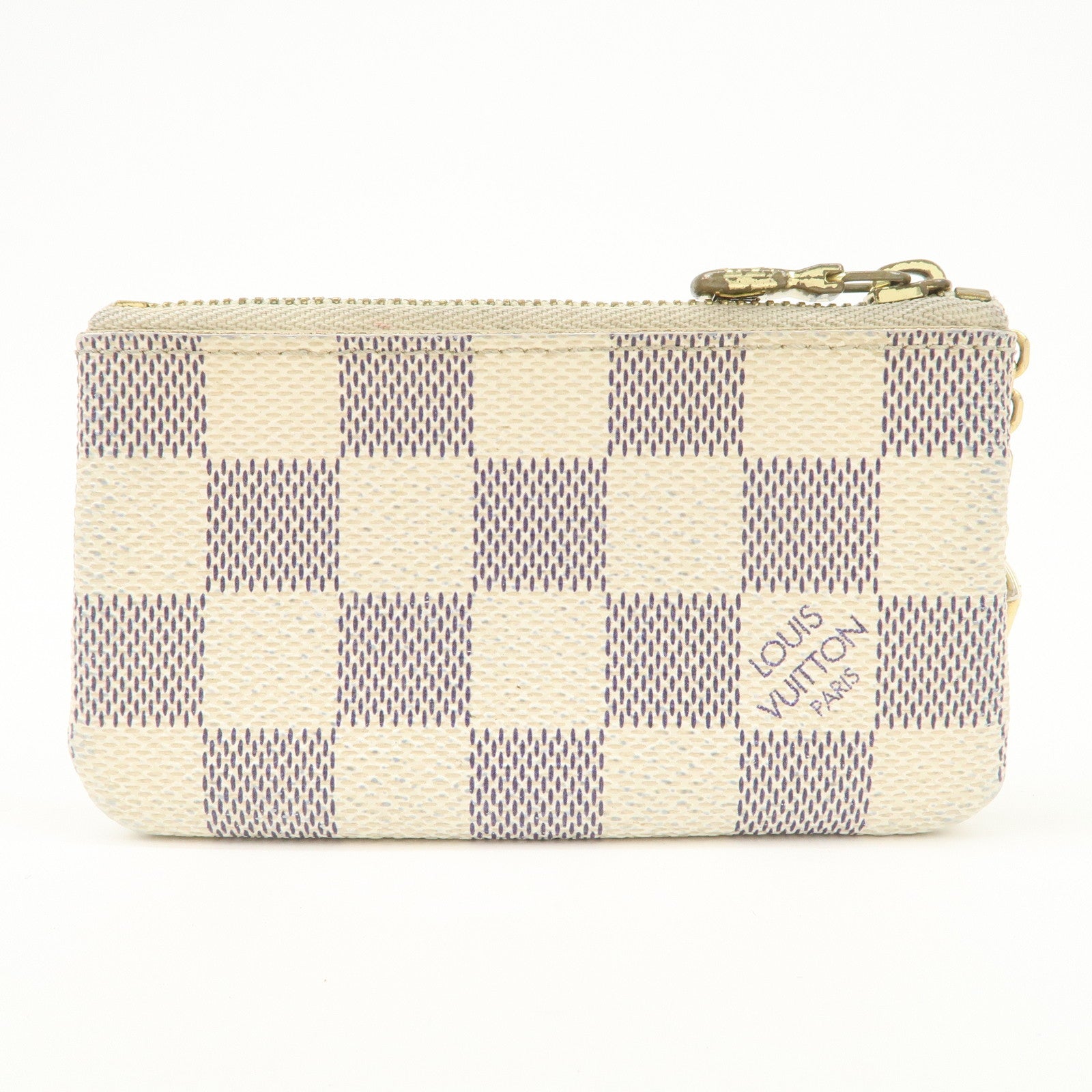 Louis Vuitton Damier Azur Pochette Cles Coin Case N62659